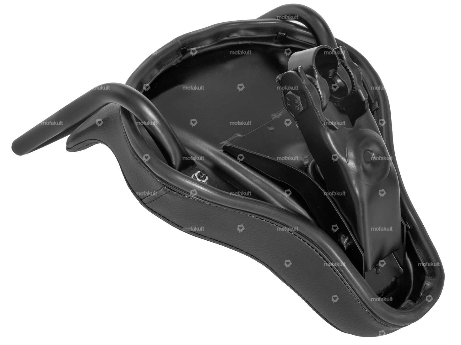 Sattel «Chopper» gefedert schwarz Carousel Image 4