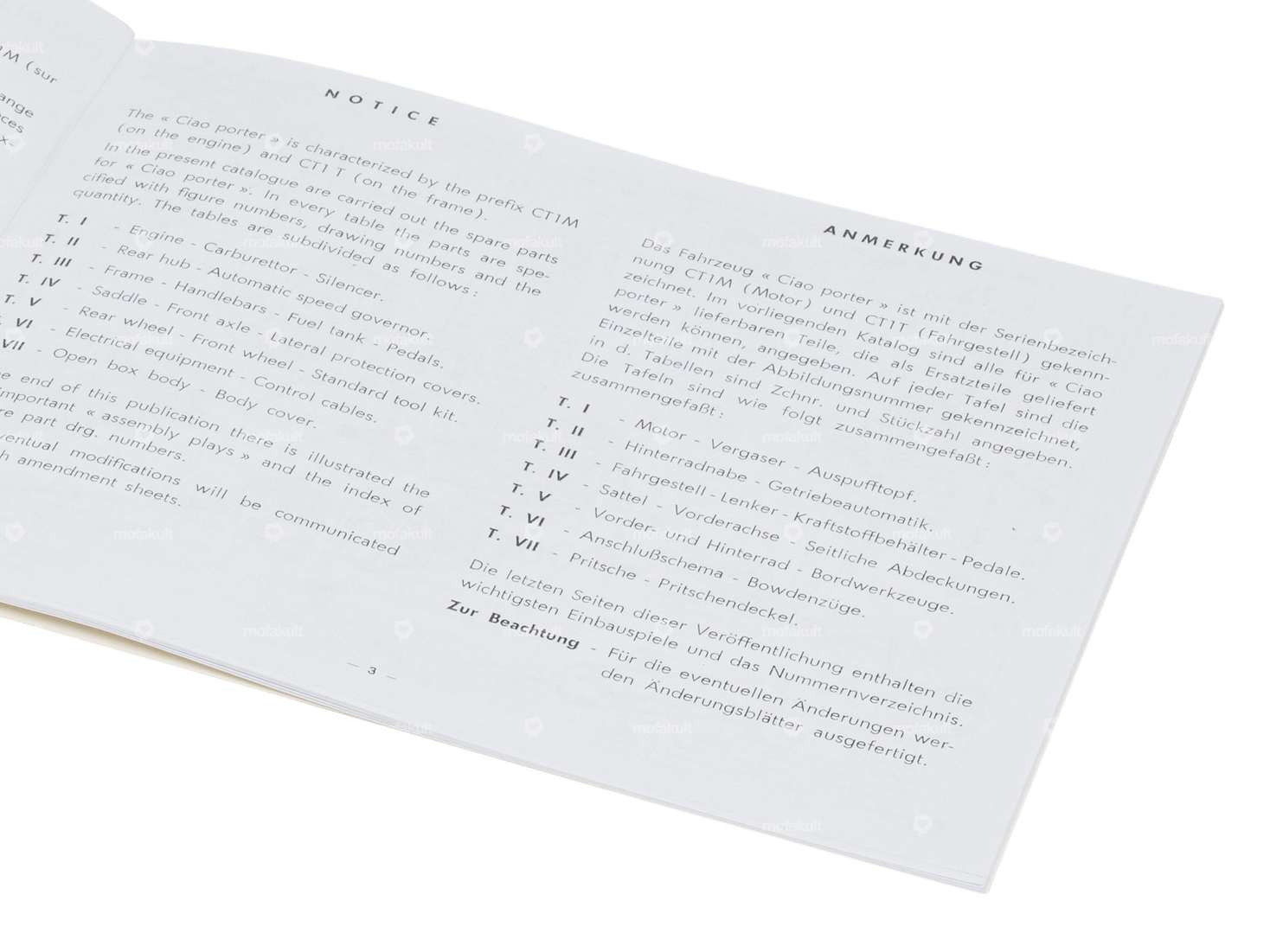 Catalogo ricambi | Piaggio Ciao Porter Carousel Image 2