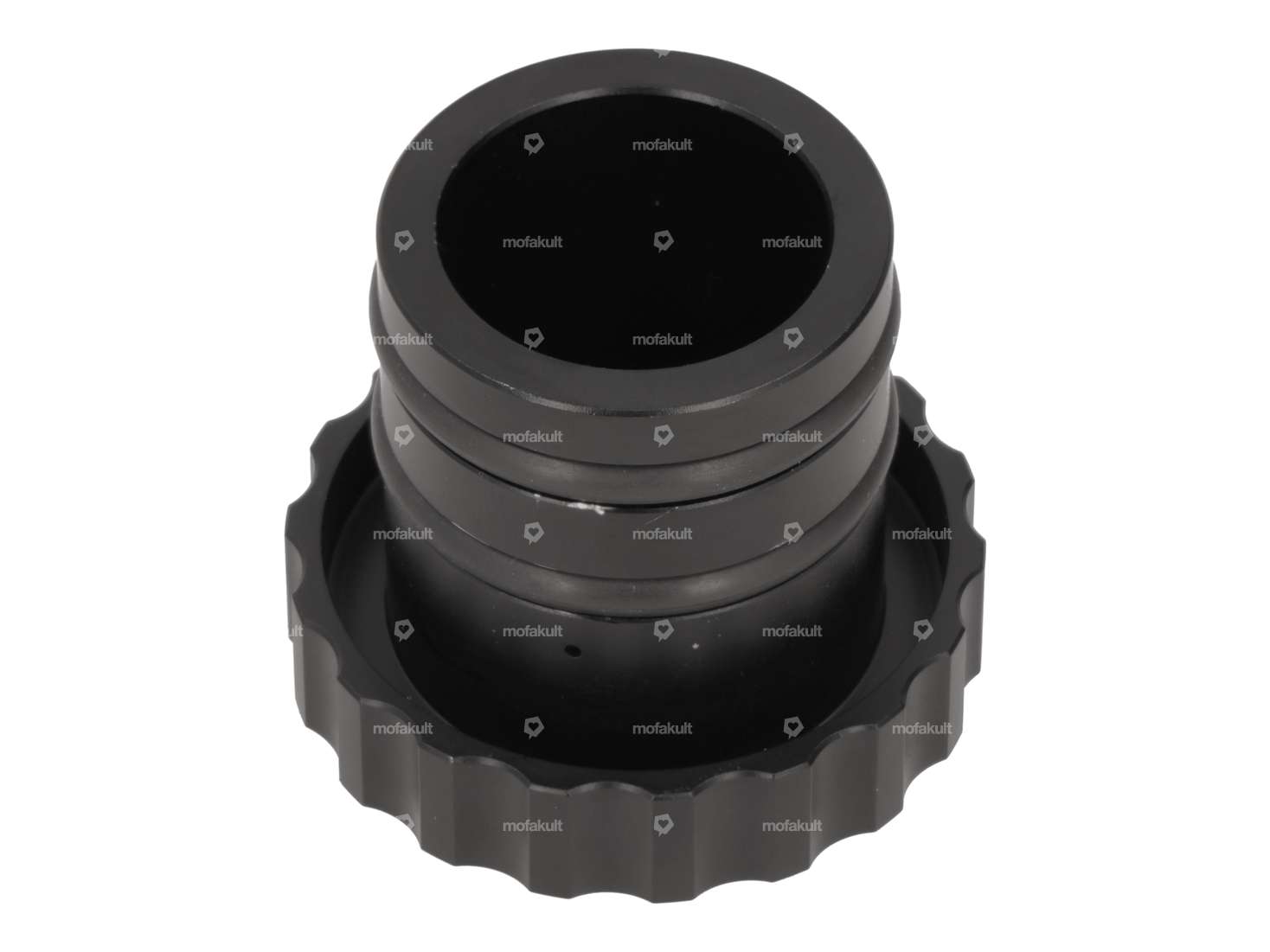 66HEROES tappo benzina "Piaggio" ondulato nero | Piaggio Ciao, Bravo Carousel Image 2