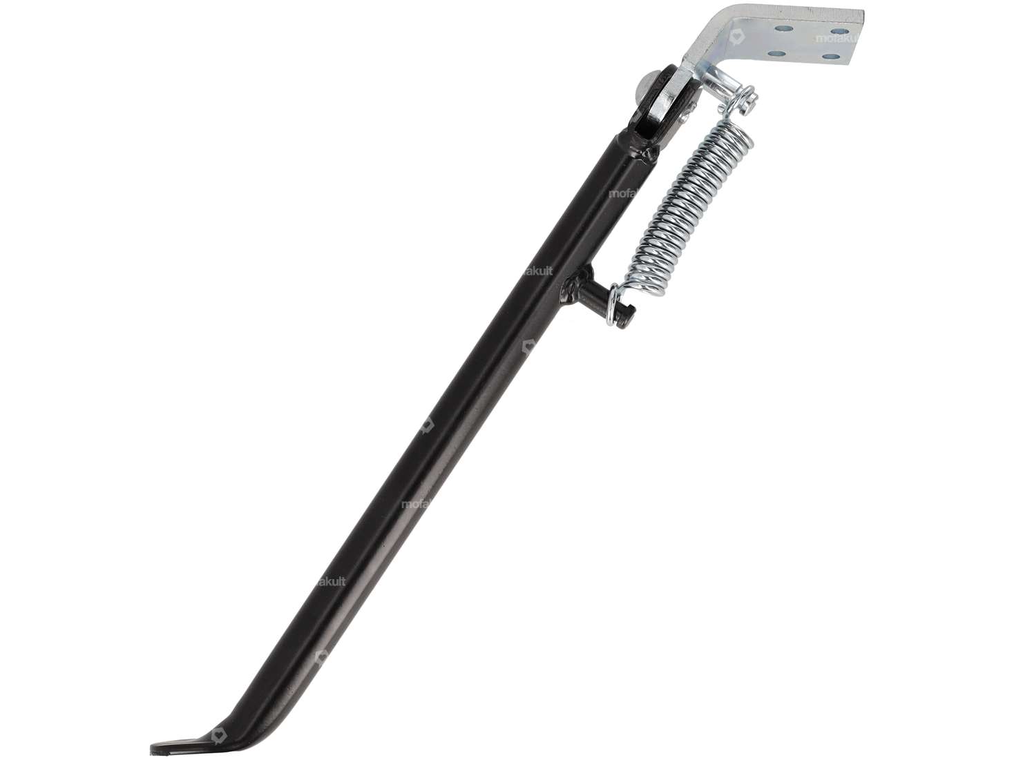 Cavalletto laterale sinistro a montaggio angolare 32 cm nero Carousel Image 3