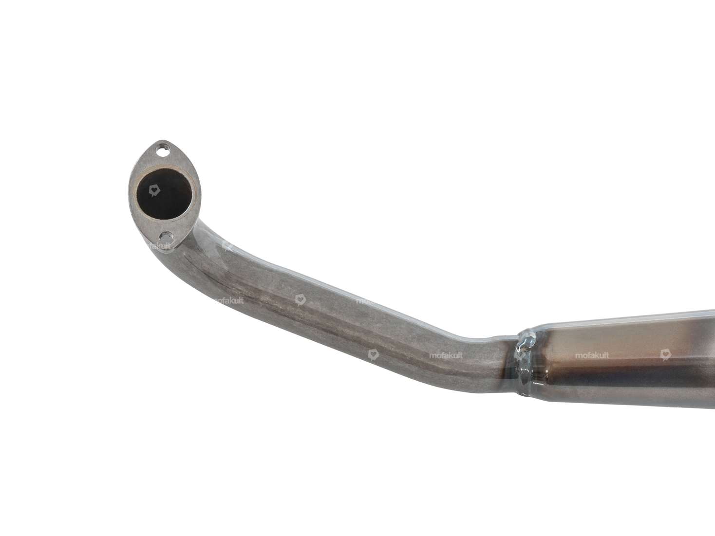 Scarico "Bullet EVO-1" blanco | Puch Maxi E50 Carousel Image 4