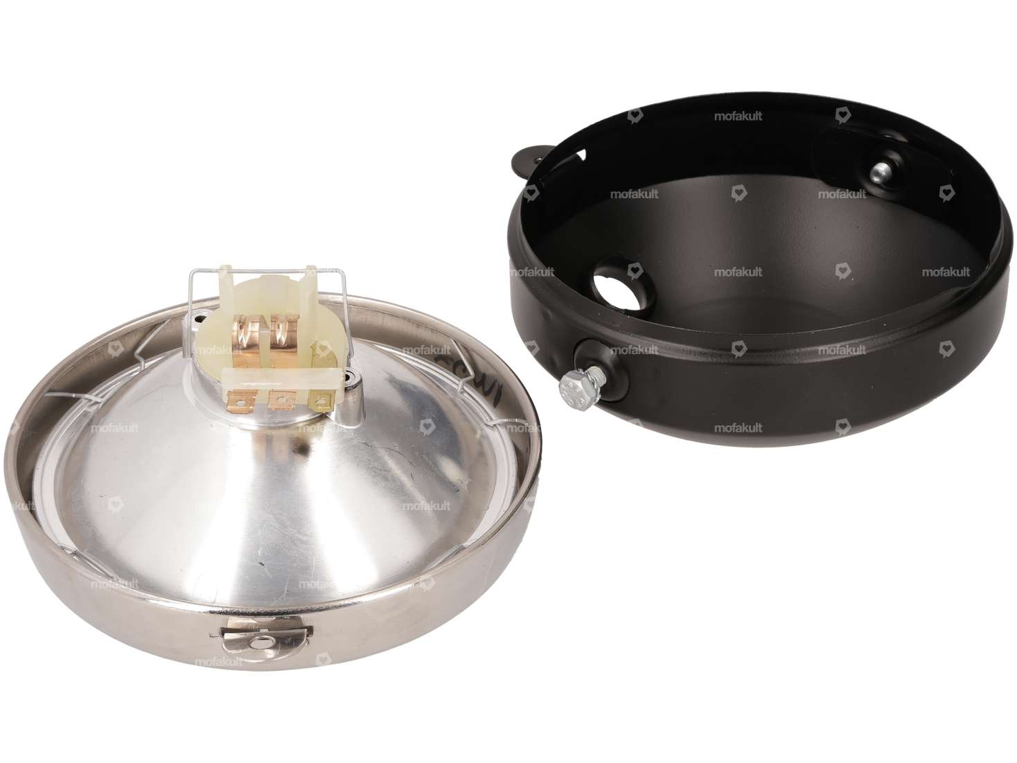 Faretto SIM rotondo Ø 14 cm Inox / nero Carousel Image 3