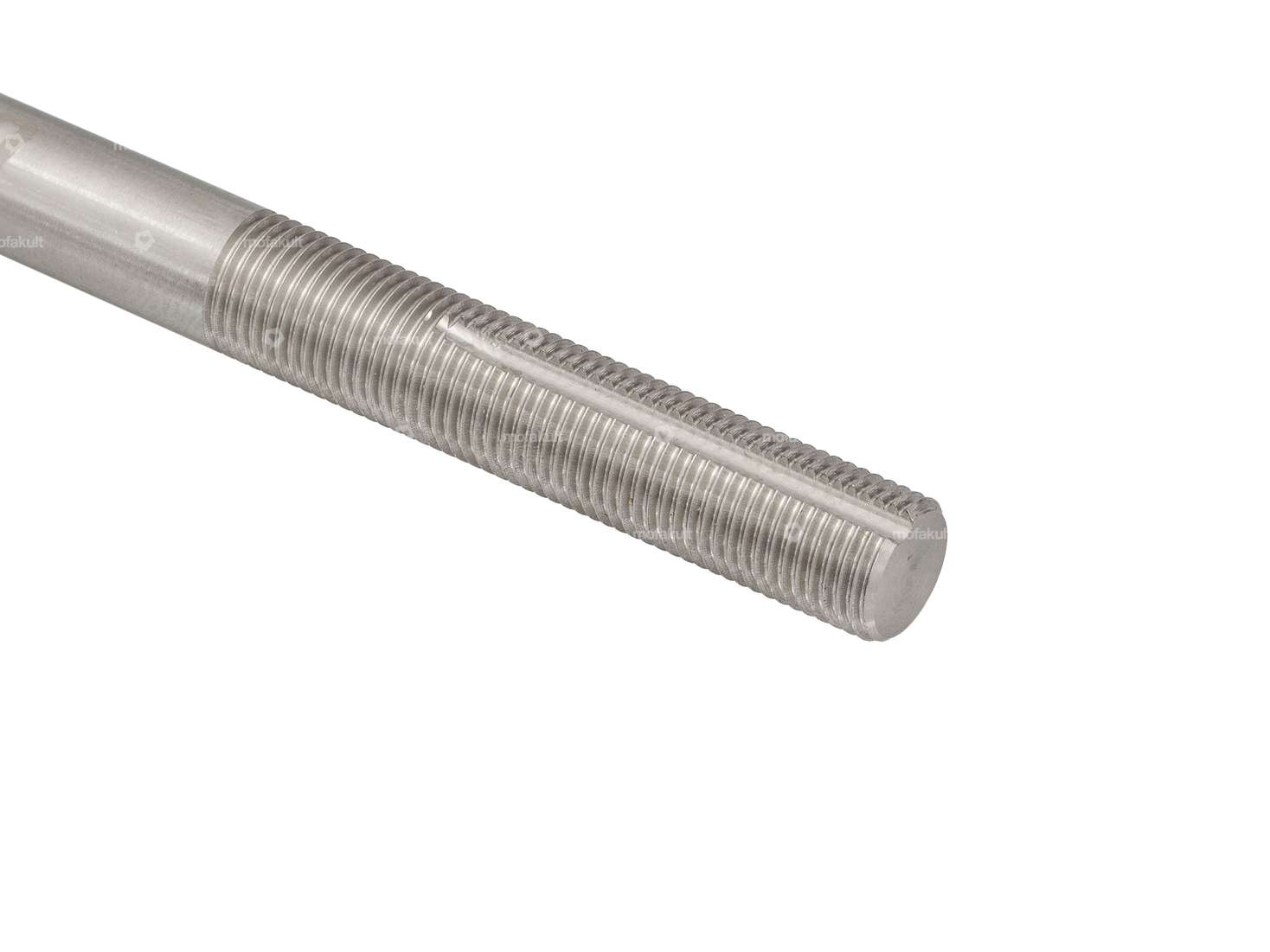 GPO asse ruota M9,5x1 x 142 ruota anteriore (con scanalatura) Inox | Sachs Carousel Image 2