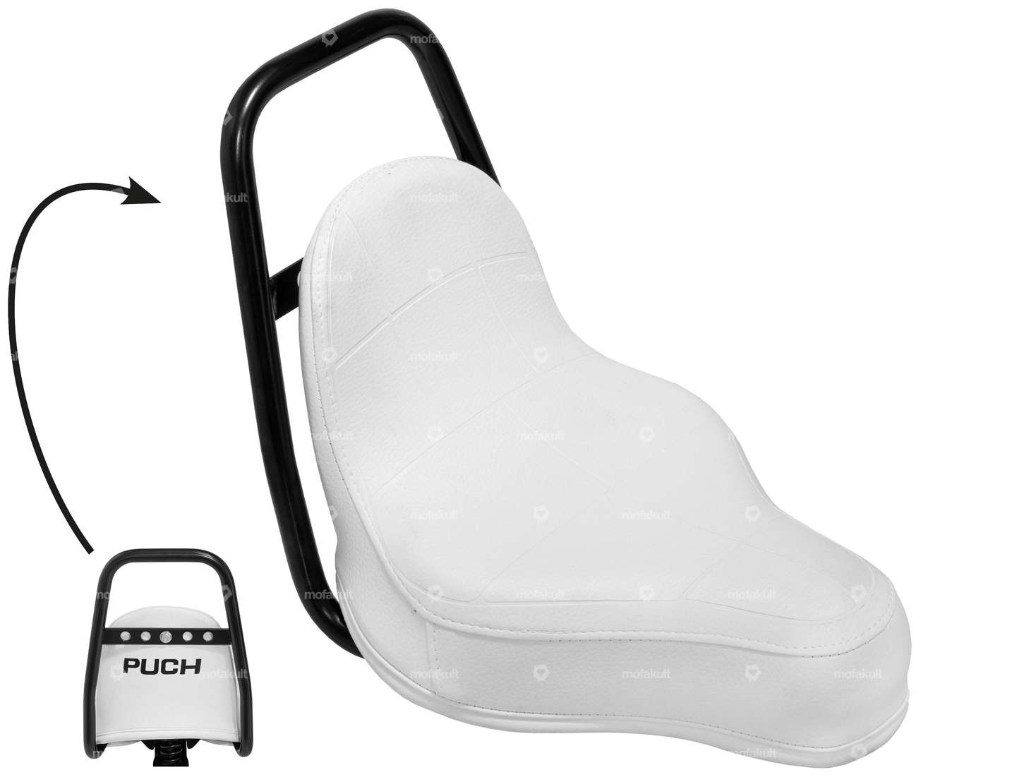 Sella "Hobby Rider" bianca Carousel Image 1