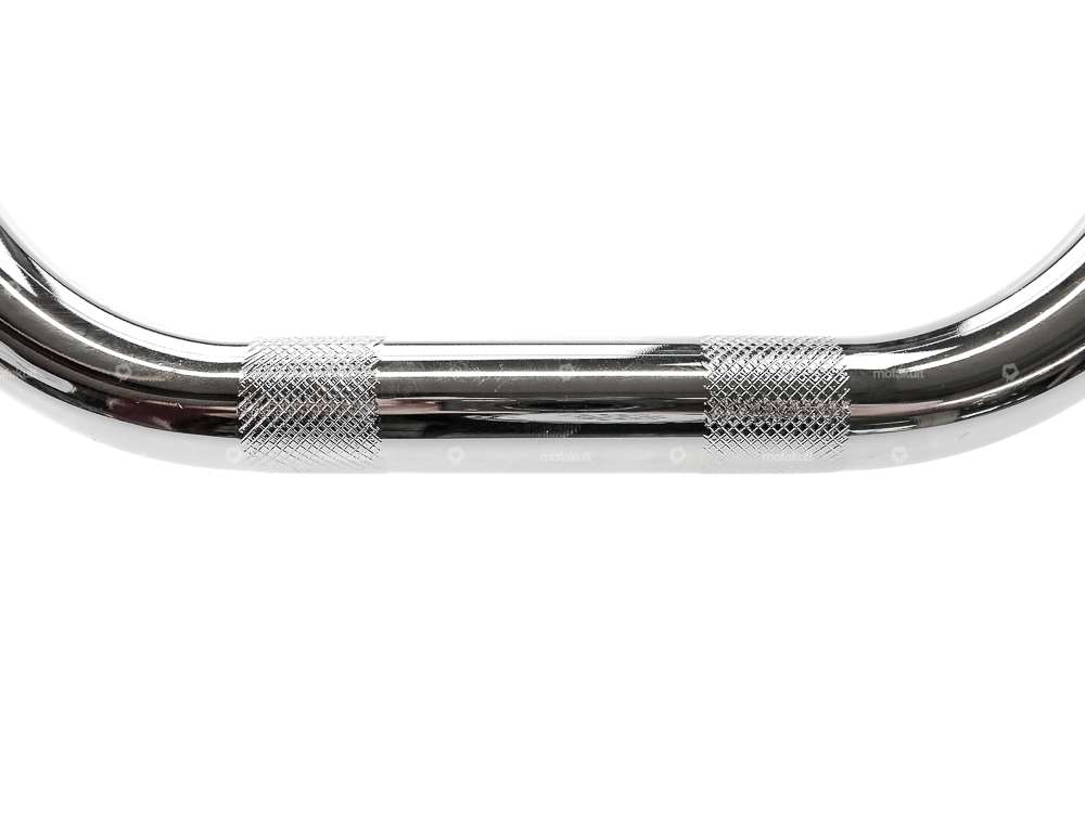 Piastra forcella manubrio 20 cm curva con piastra cromata Carousel Image 3