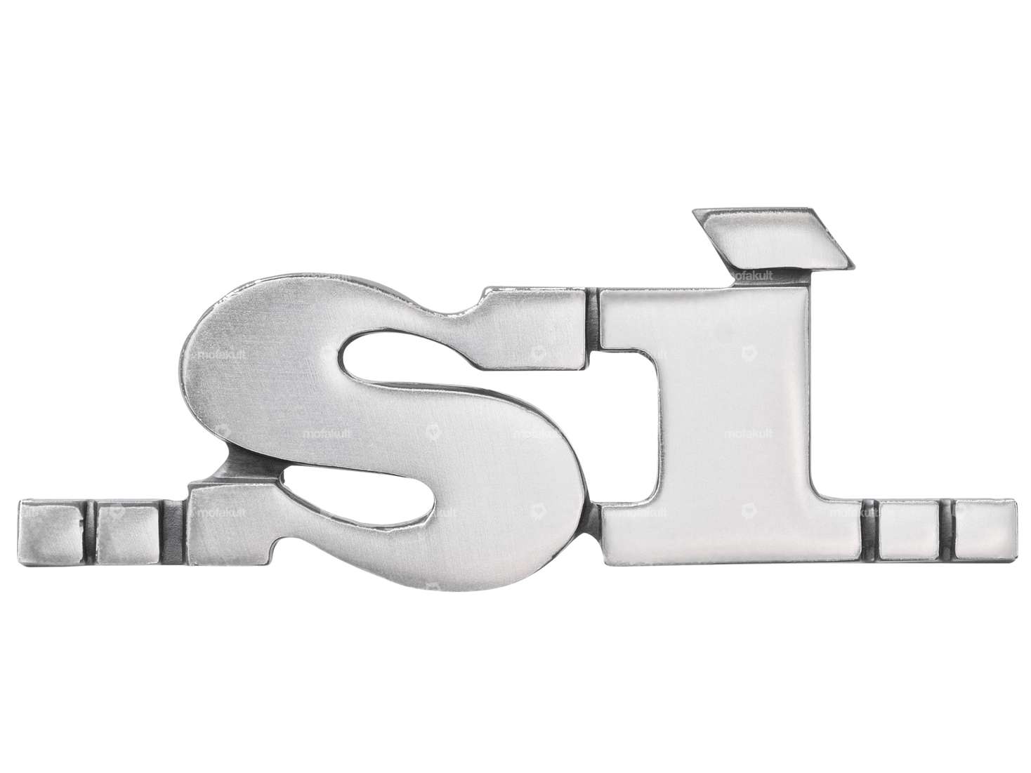 Emblem "si" aluminum 3D | Piaggio SI Carousel Image 1