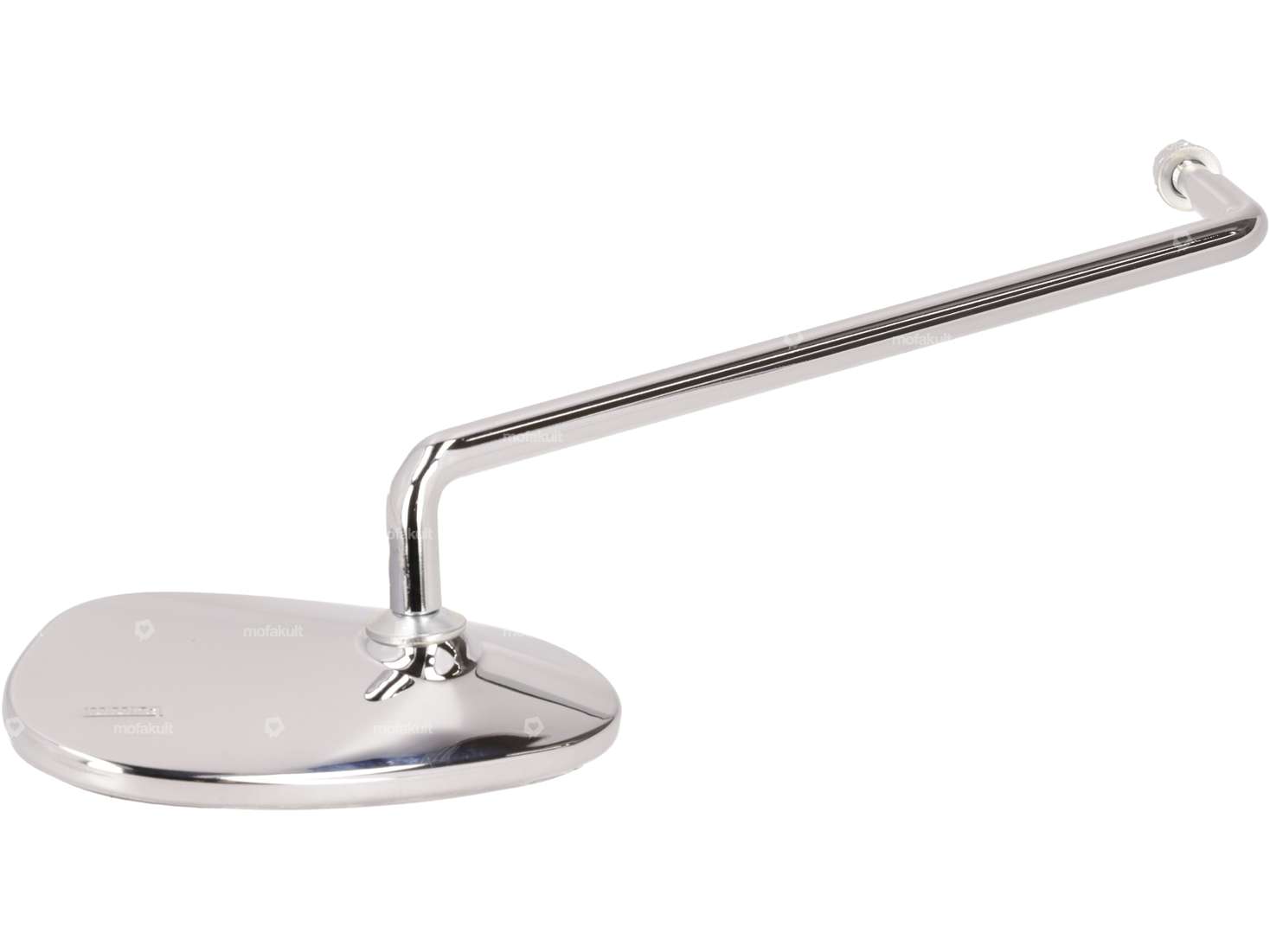 Specchio Bumm ovale sinistro angolato cromo Carousel Image 3