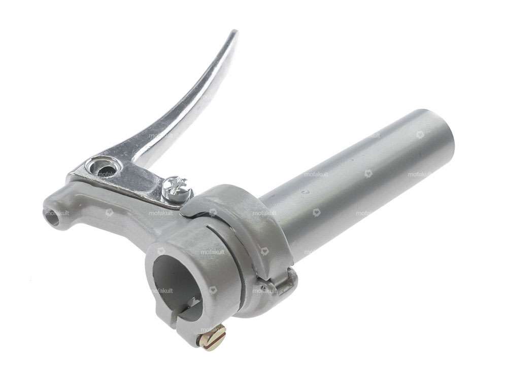 Manopola dell'acceleratore Oldschool in ghisa a punta d'argento Carousel Image 2