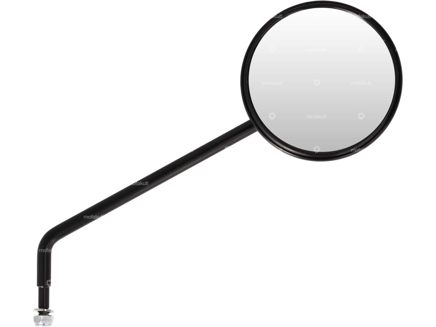 Bumm mirror round angled right black Carousel Image 1