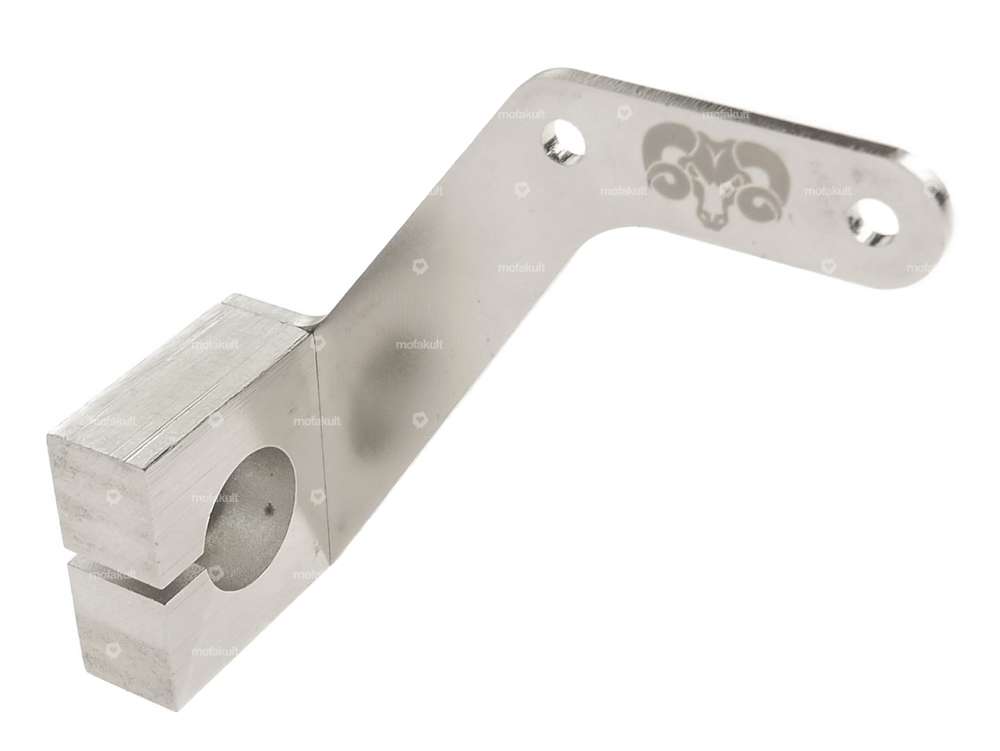 66HEROES Porta targa lato sinistro (versione DE) Inox Carousel Image 2