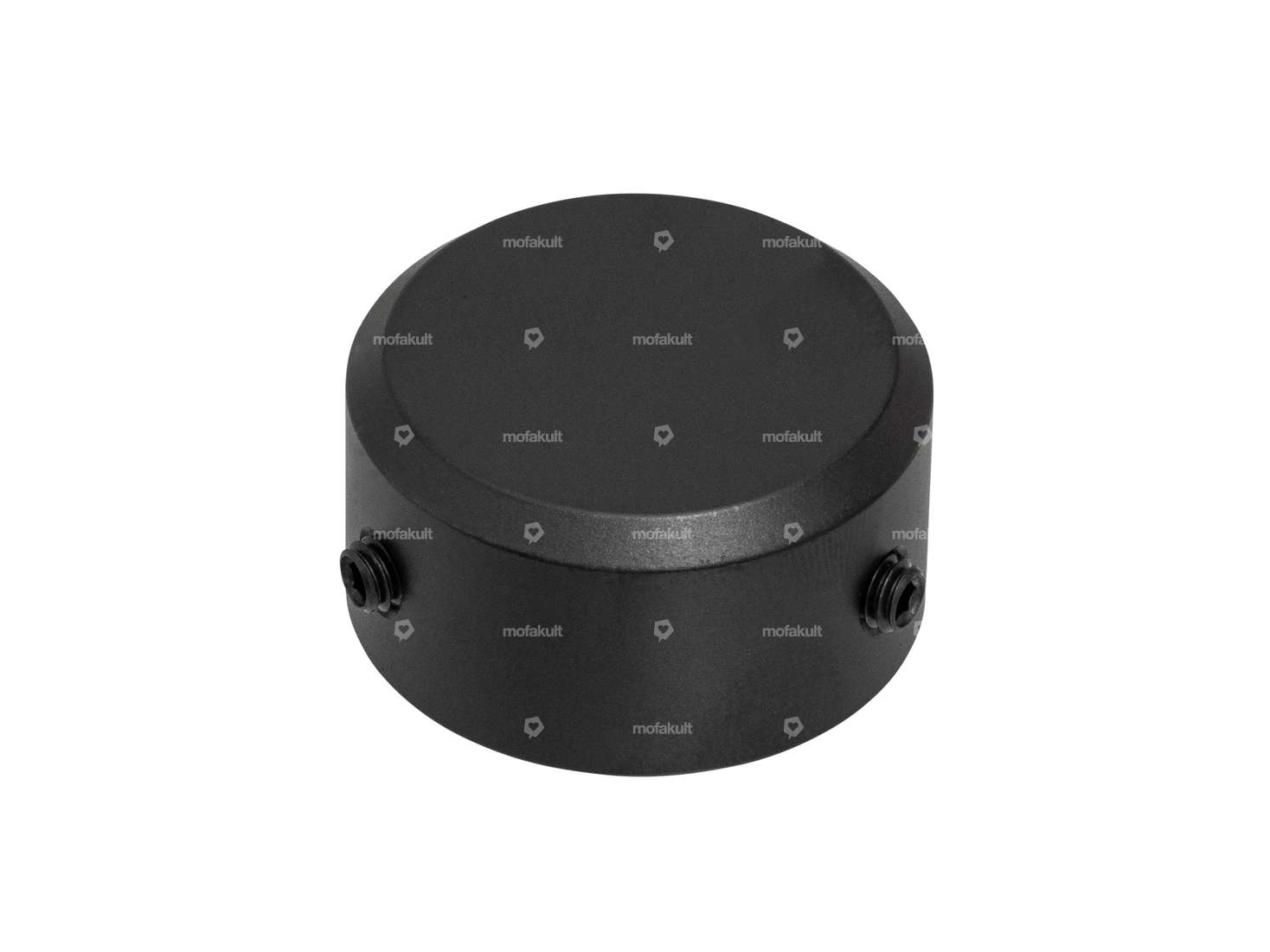 66HEROES Cover hexagonal M12 aluminum black anodized Carousel Image 1