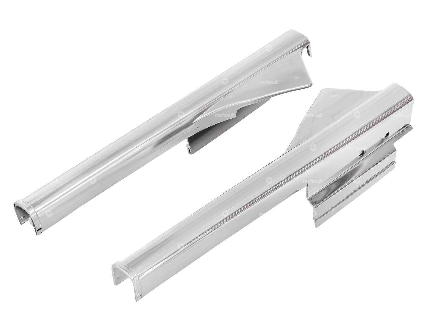 Set Abdeckung Gabelholmen Chrom | Peugeot 103 MVL, SP, Vogue Carousel Image 1