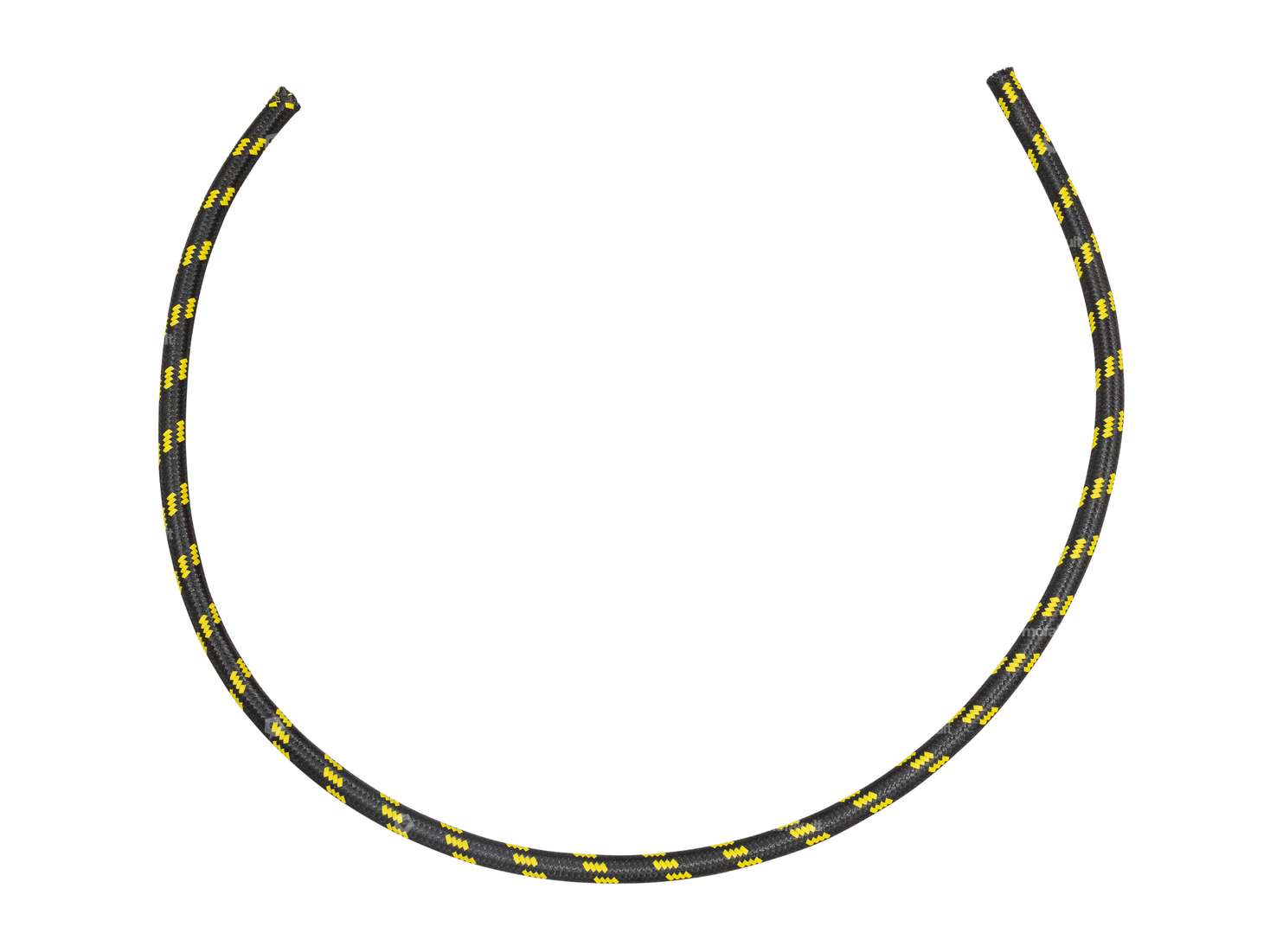 Cavo di accensione Ø 7 x 500 mm tessile nero / giallo Carousel Image 1
