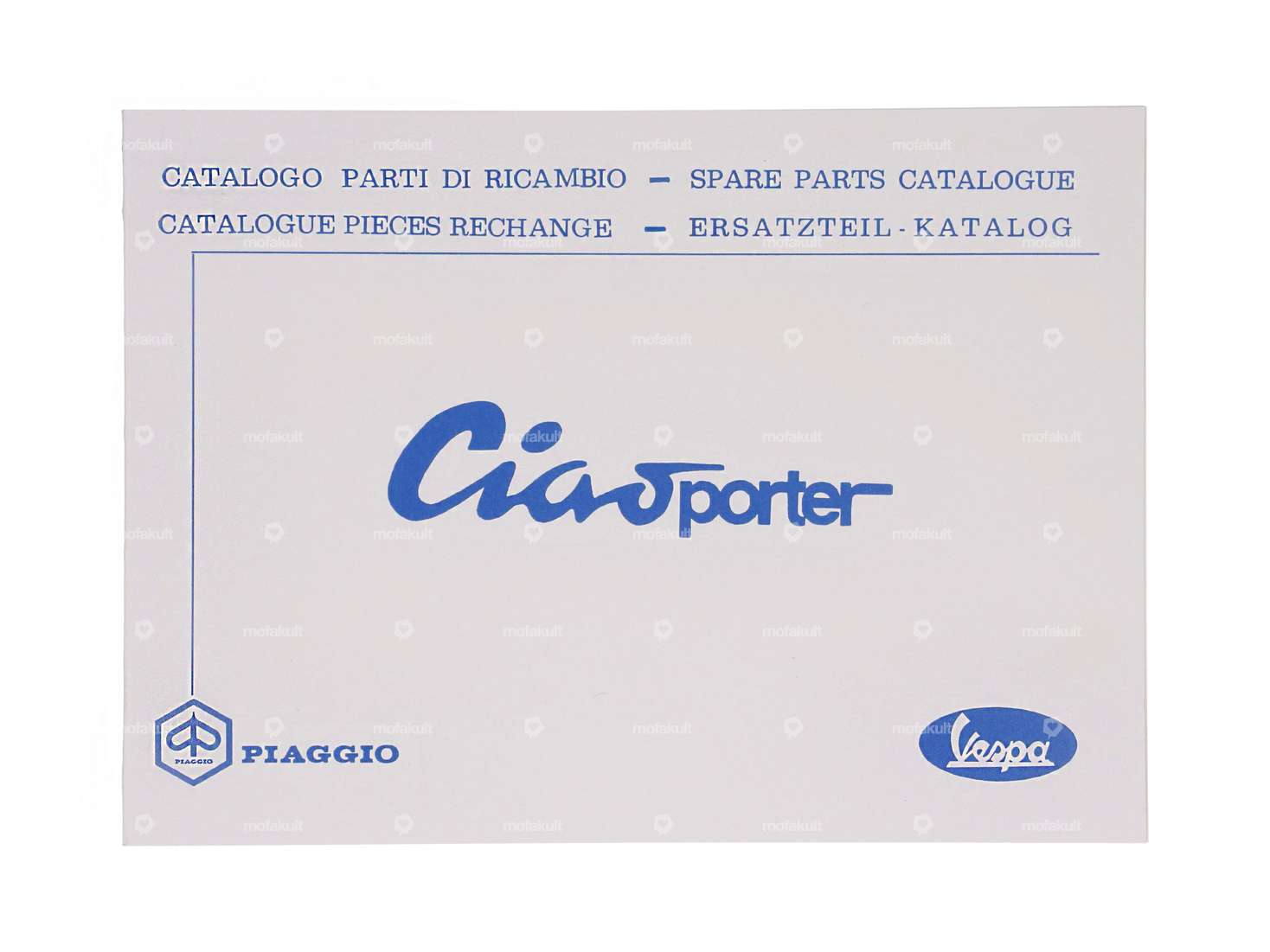 Catalogo ricambi | Piaggio Ciao Porter Carousel Image 1