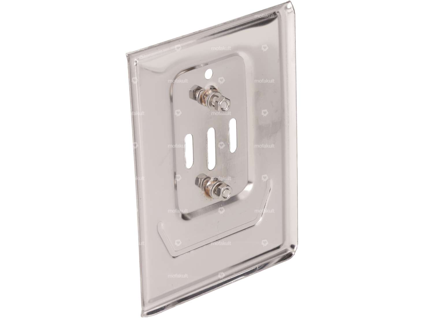 Porta targa Buzzetti Inox (versione CH) Carousel Image 1