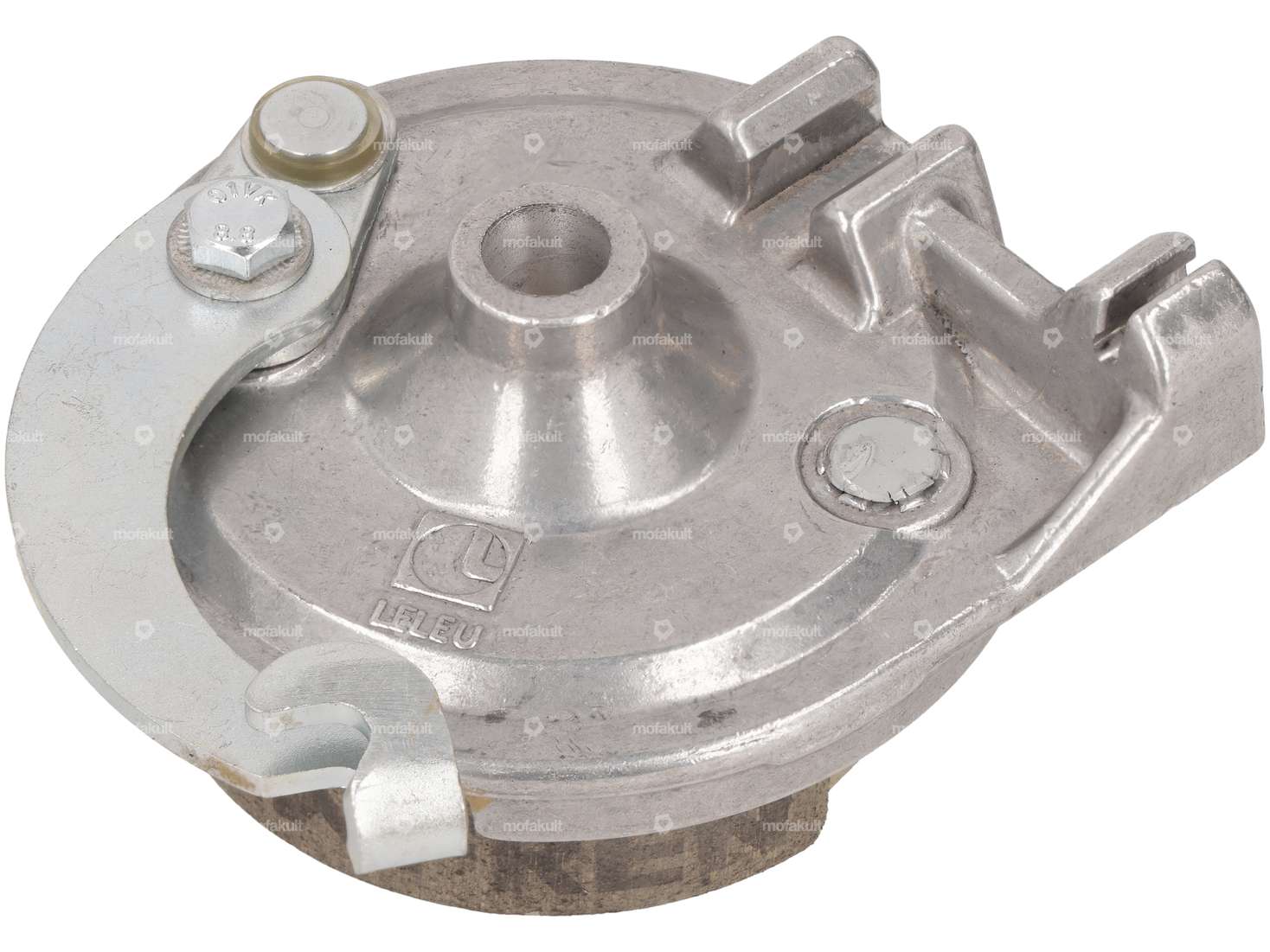 LELEU Piastra di ancoraggio freno anteriore 12 mm per asse | Puch Maxi S, N, X30 Sport NS, NL, Velux Carousel Image 2