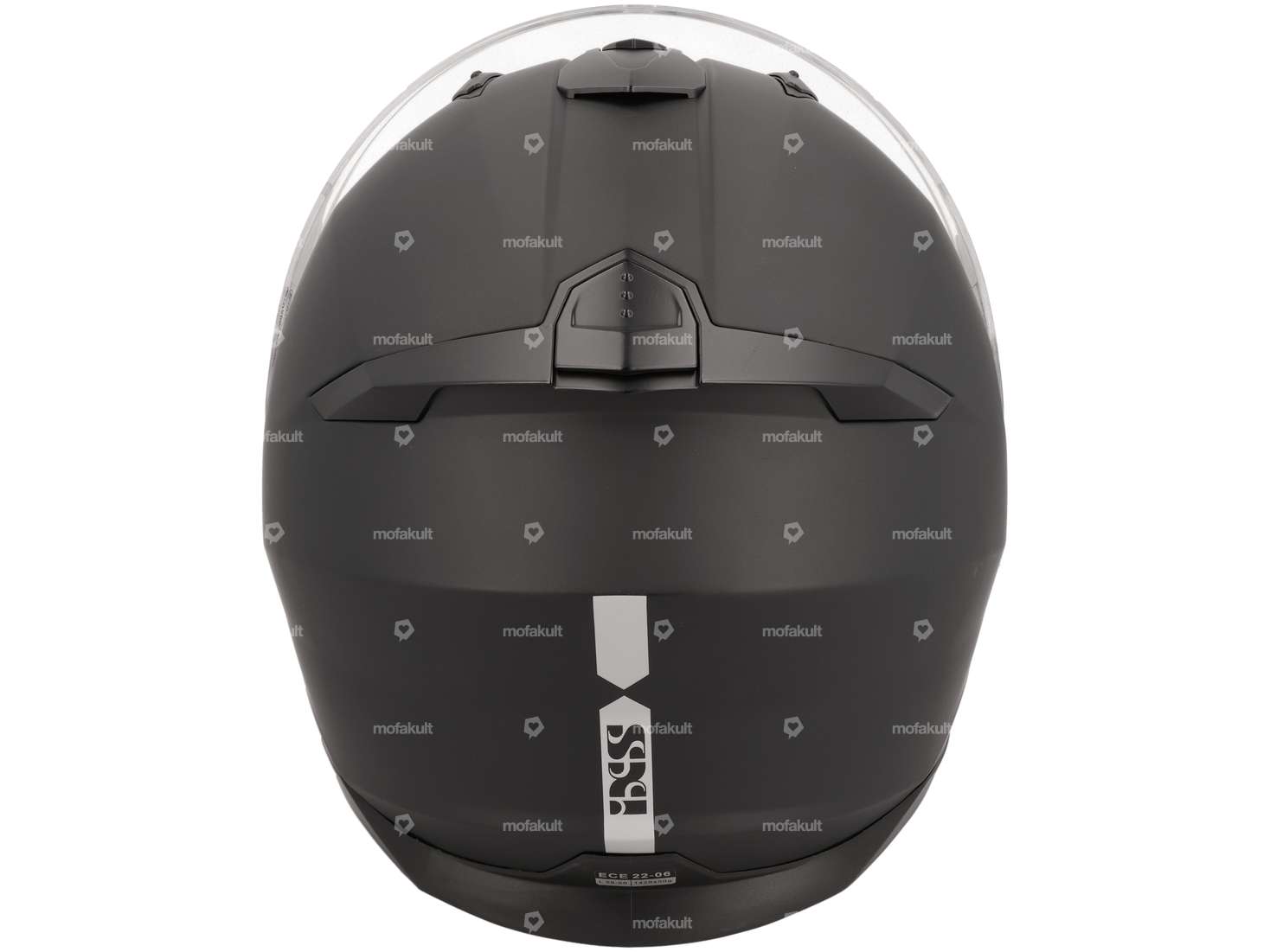 IXS casco integrale "zweisiebzehn" nero opaco (S-L) Carousel Image 3