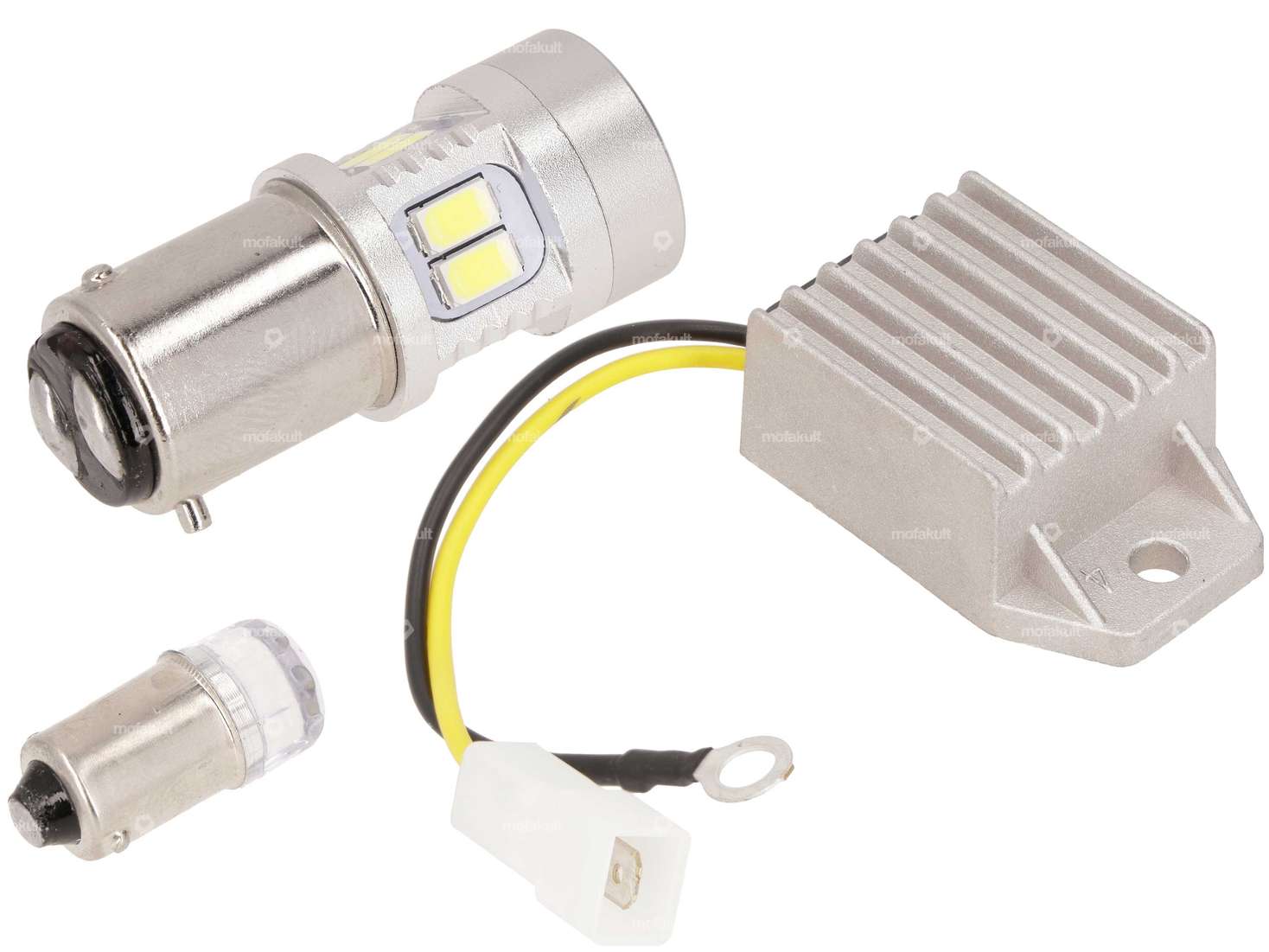 Set LED 6V GPO (BAX15d) con regolatore di tensione GPO | Puch Carousel Image 1