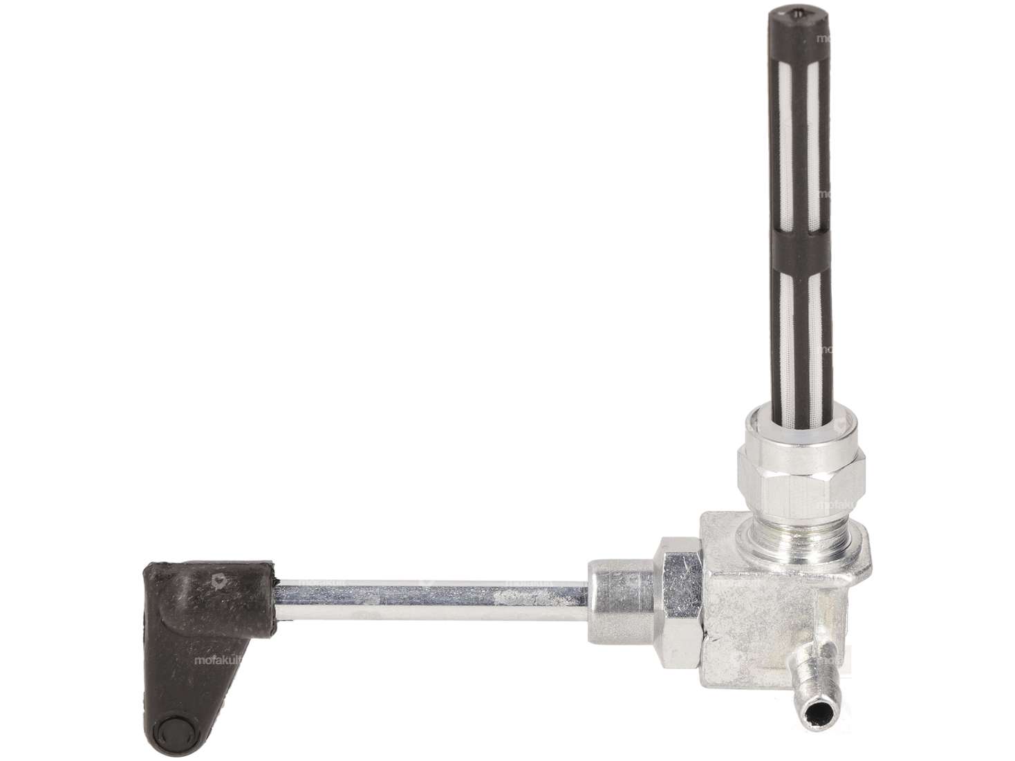 Rubinetto benzina verticale M12x1 (con dado per raccordo) in uscita a destra | Piaggio SI Carousel Image 1