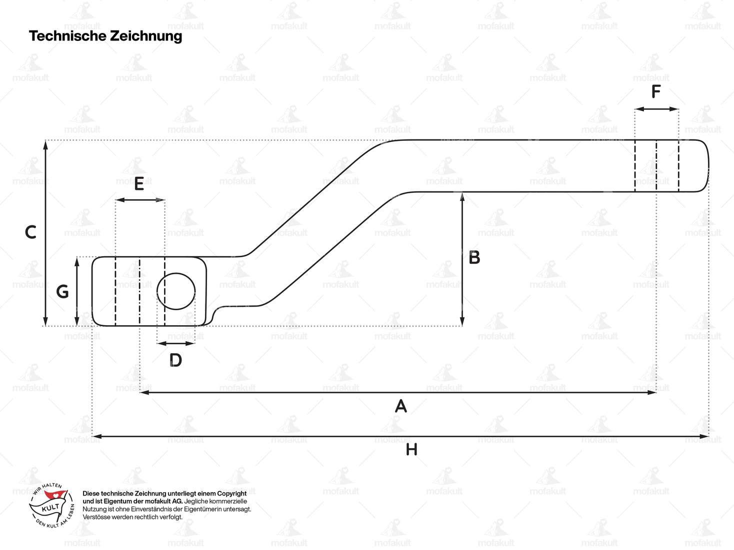 GPO cranks chrome 163 mm pair Carousel Image 4