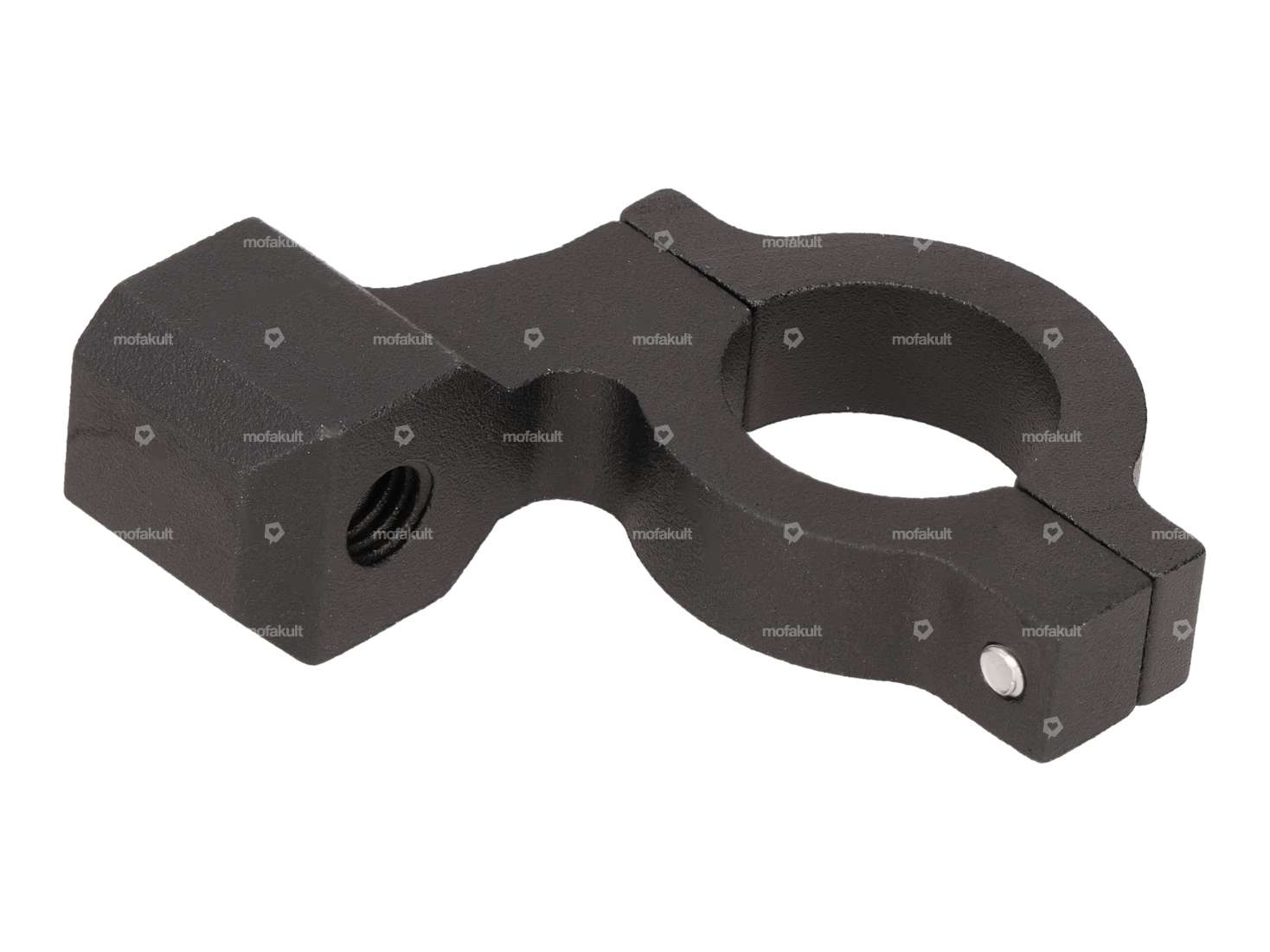 Staffa per specchio M8 alluminio nero Carousel Image 2