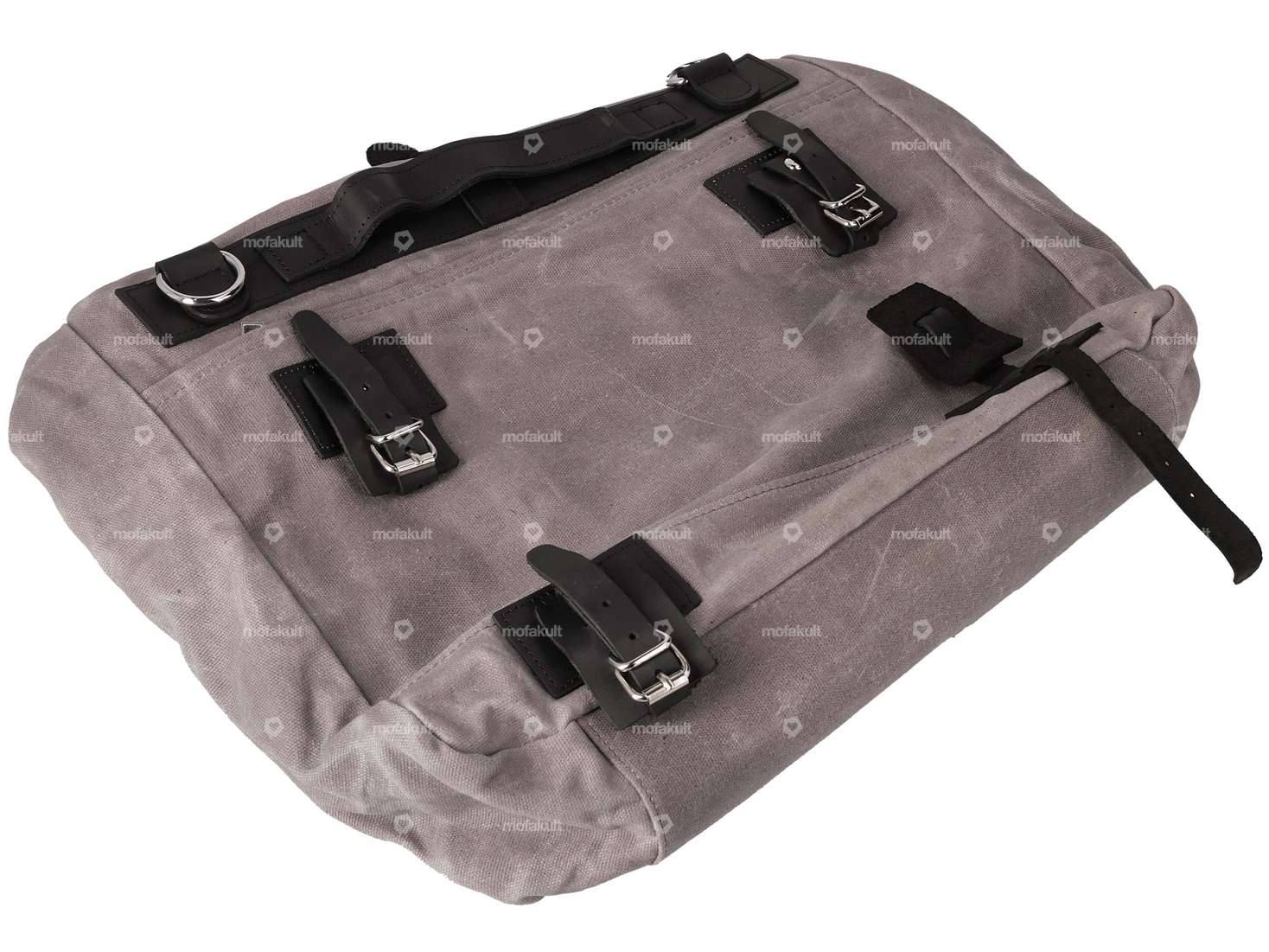 mk-Merch Gepäcktasche «vintage» grau Carousel Image 2