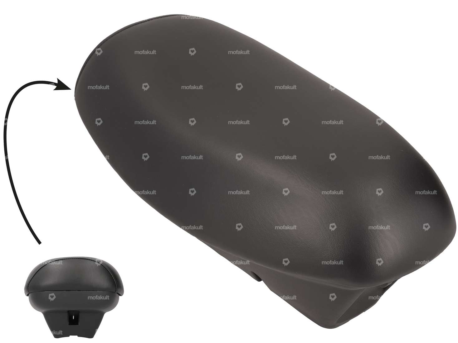 Panchina con sottostruttura nera | Piaggio SI FL Carousel Image 1