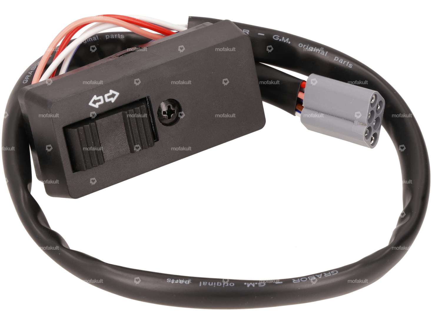 Grabor blinker switch 6 cables, multi-plug | Vespa PX Lusso, PX MY, T5, PK S, PK XL Carousel Image 1