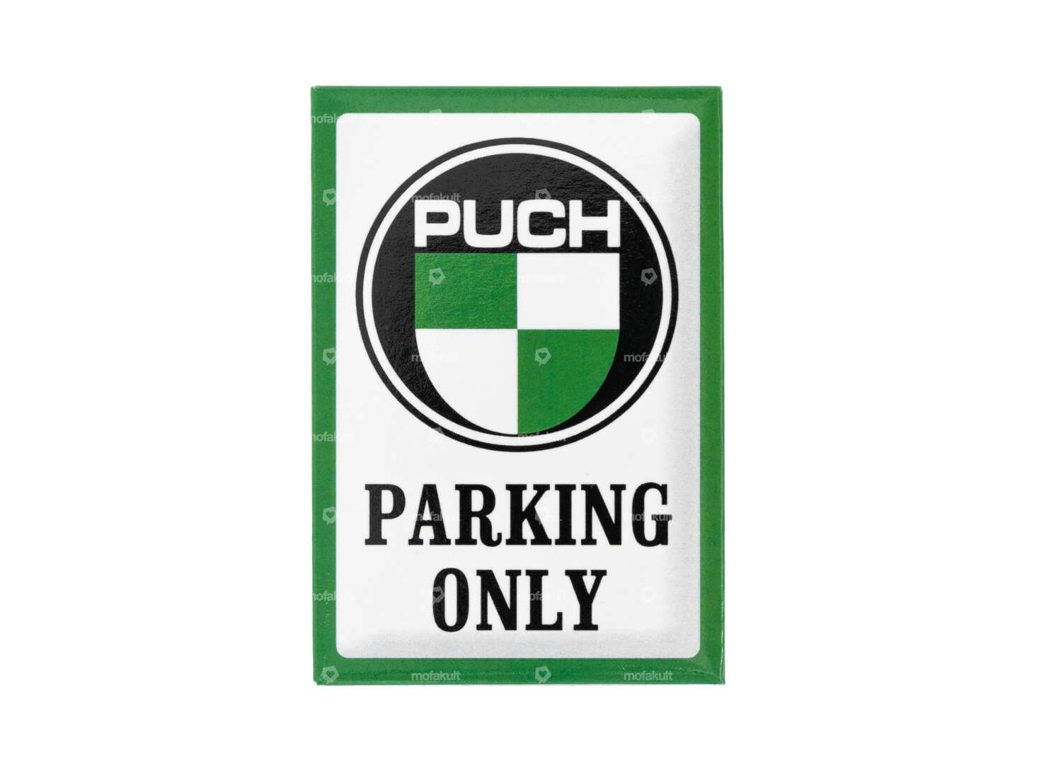 Puch parking only" magnet 7.6 x 5.3 cm Carousel Image 1