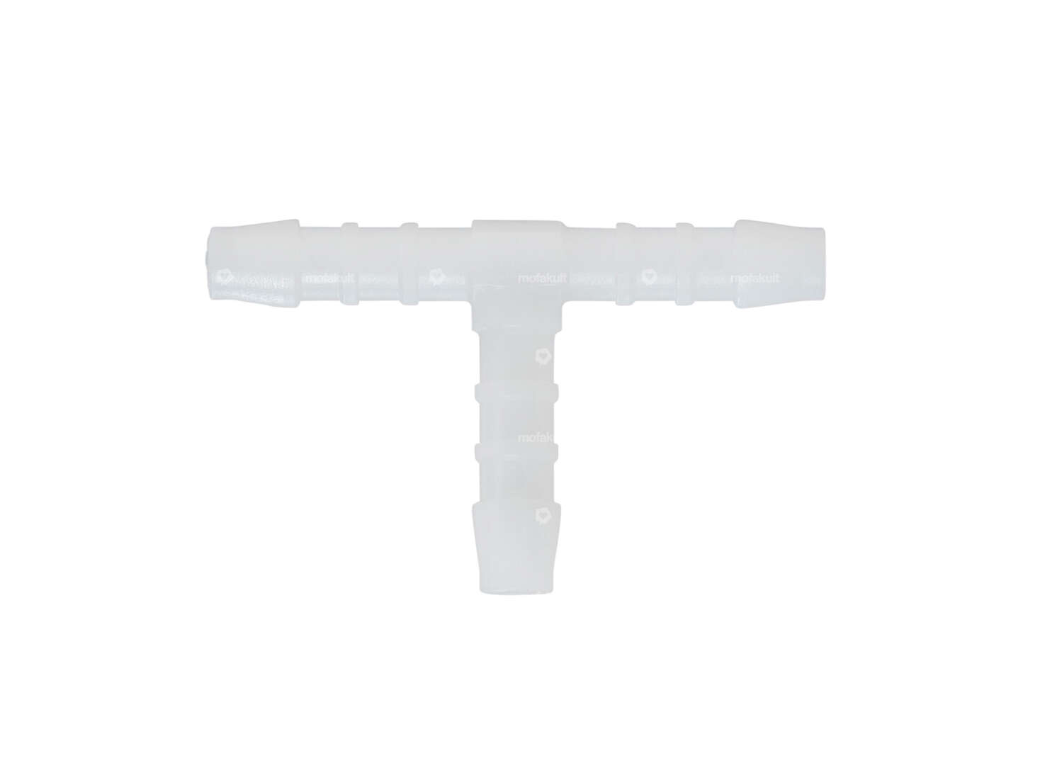 Connettore Ø 5 / 6 mm tubo benzina "T" in plastica Carousel Image 1