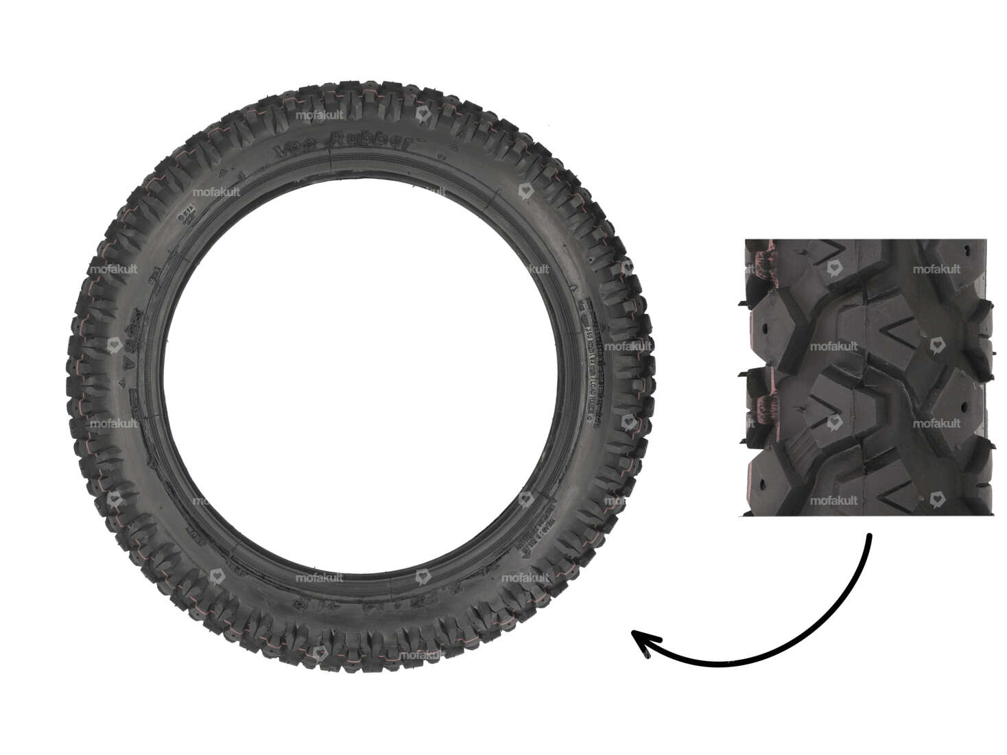 VeeRubber 2.75 x 14" VRM325 (V325) winter tires Carousel Image 1