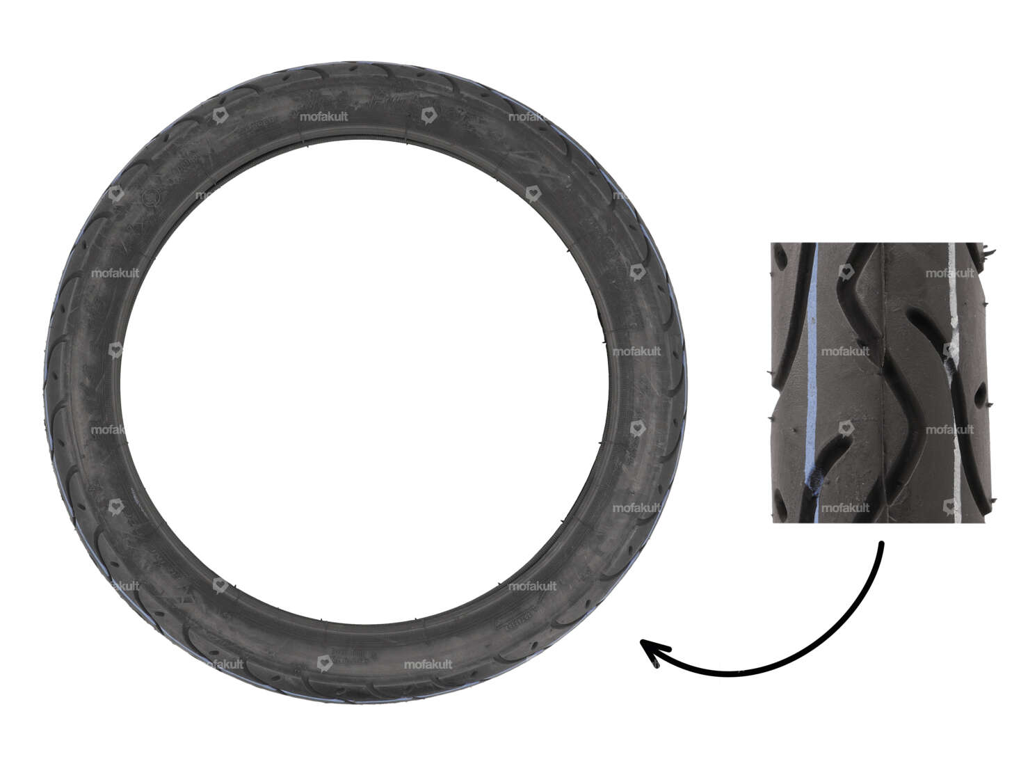 Pneumatico VeeRubber 2,25 x 16" VRM099 (V099) Semi-Slick Carousel Image 1