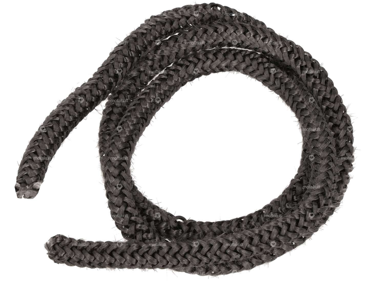 Cavo di tenuta VITCAS 8 mm in fibra di vetro morbida nera (al metro) Carousel Image 1