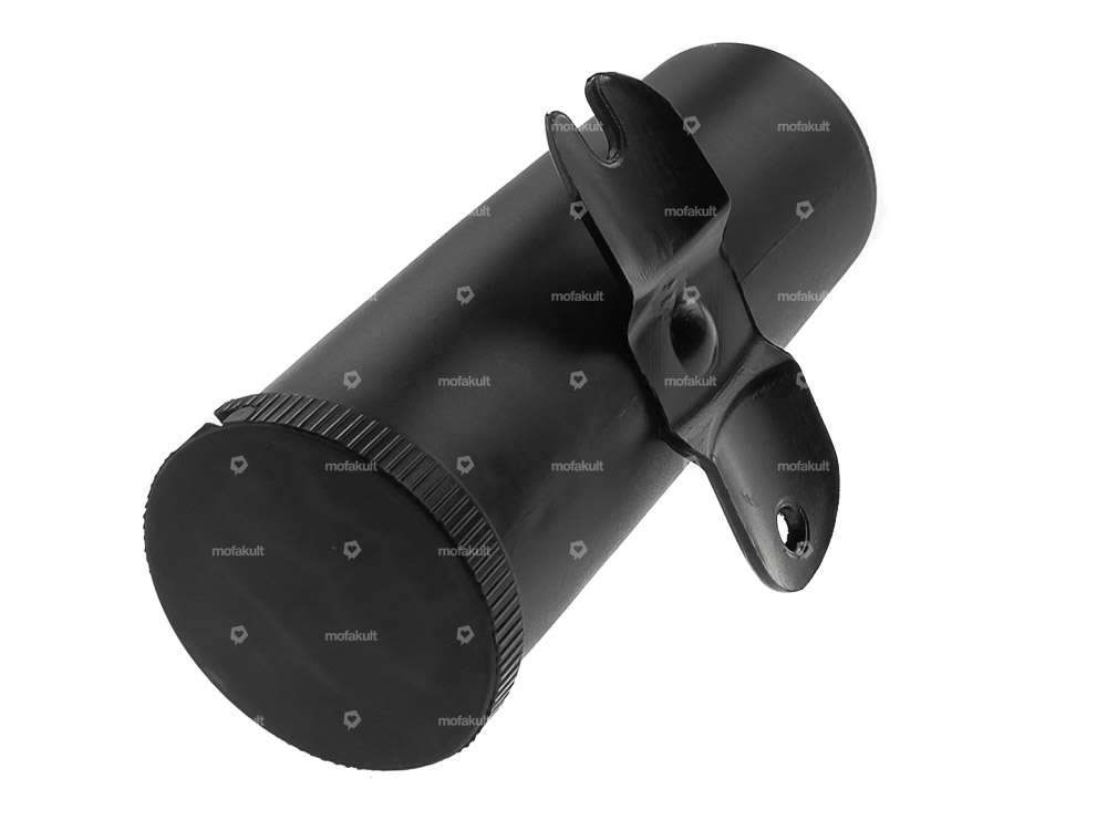 Cassetta porta attrezzi rotonda in plastica nera Carousel Image 4