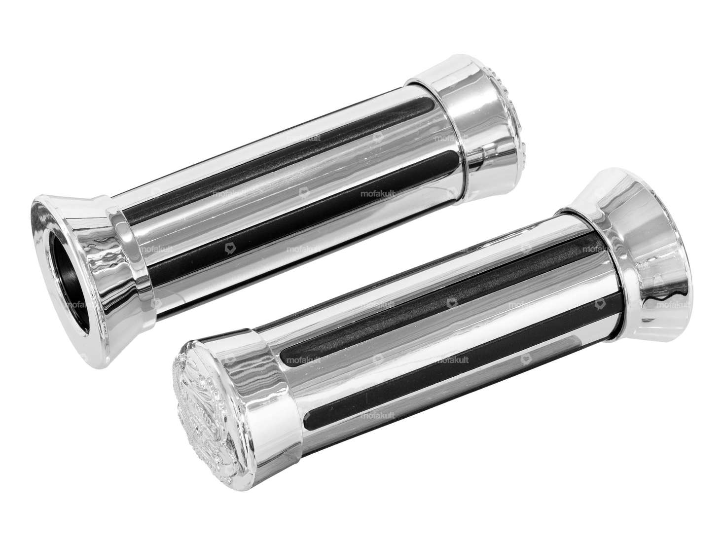 Griffe Stege Chrom / schwarz Carousel Image 1