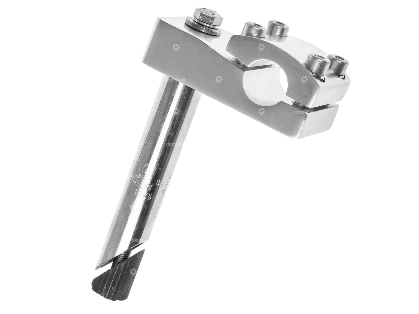 Attacco manubrio GPO 22 mm in alluminio (attacco a 4 punti per manubri con piastra a forcella) Carousel Image 1