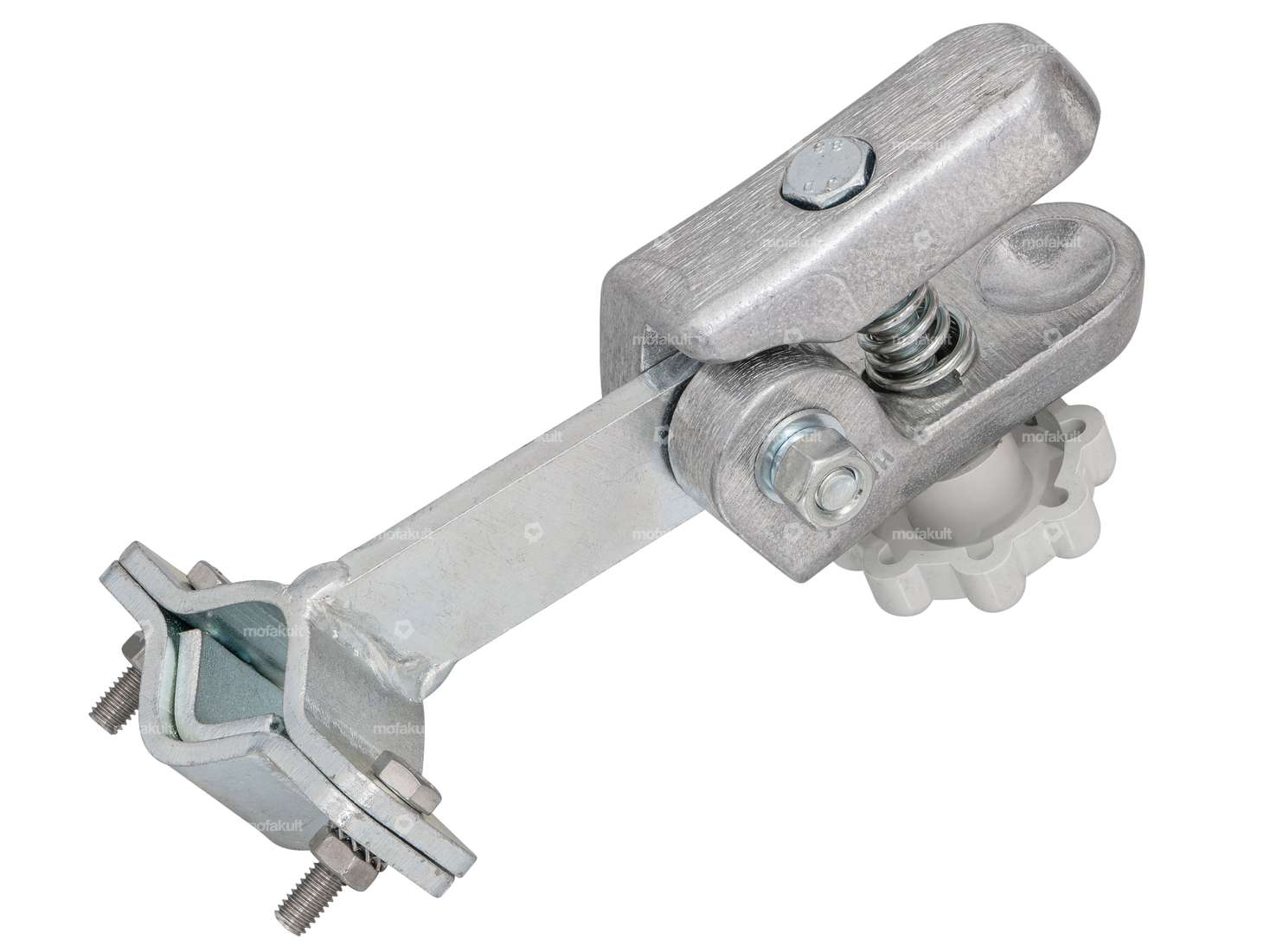 Gancio di traino HAERRY Montaggio su tubo ralla con piastra di riduzione corta Carousel Image 2