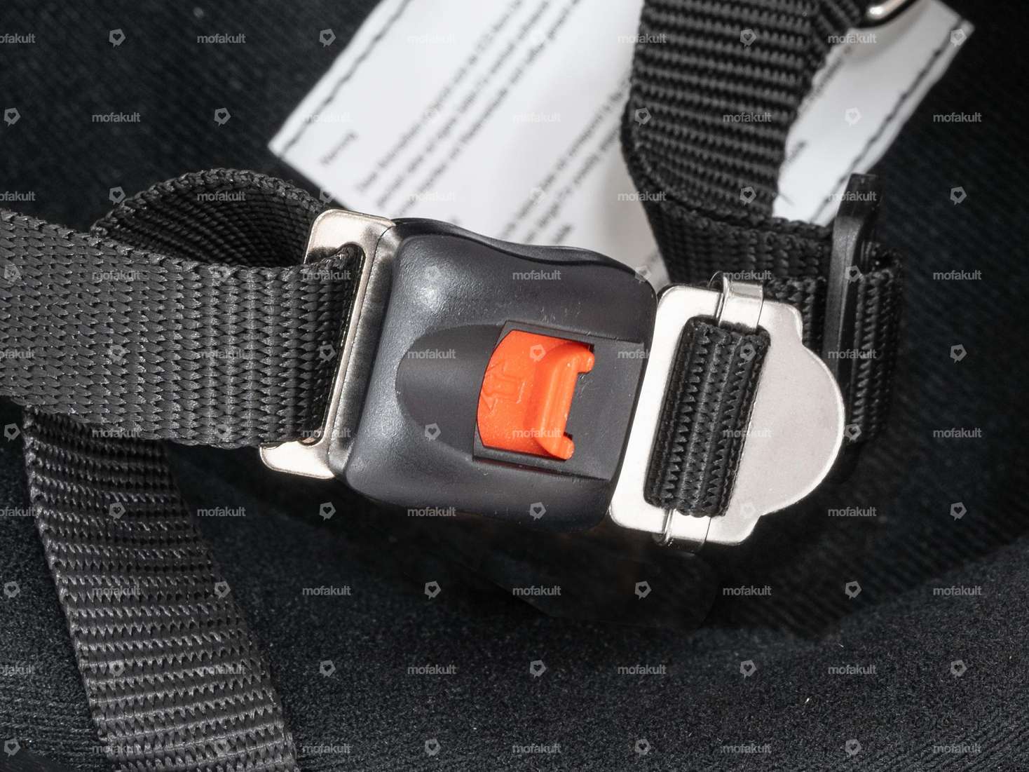 Elmetto "Militare" nero opaco Carousel Image 4