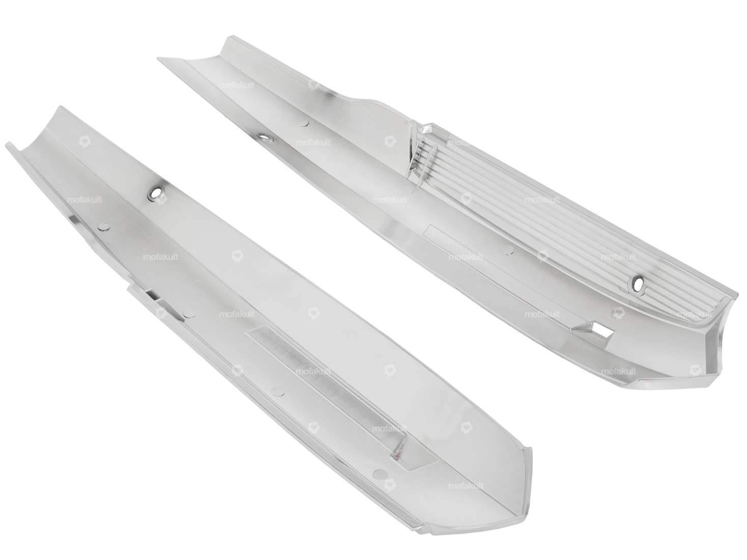 Set di rivestimenti laterali Peugeot 103 MVL, SP, Vogue cromo Carousel Image 2