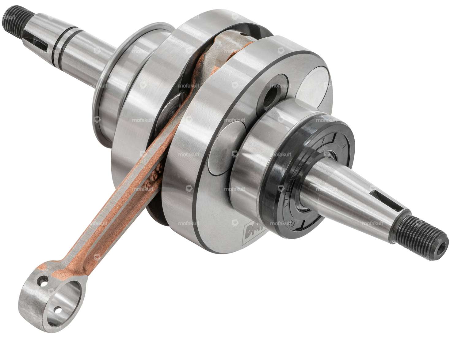 DMP Kurbelwelle Vollwangen mit aufgezogenen Lagern | Puch E50 Carousel Image 2