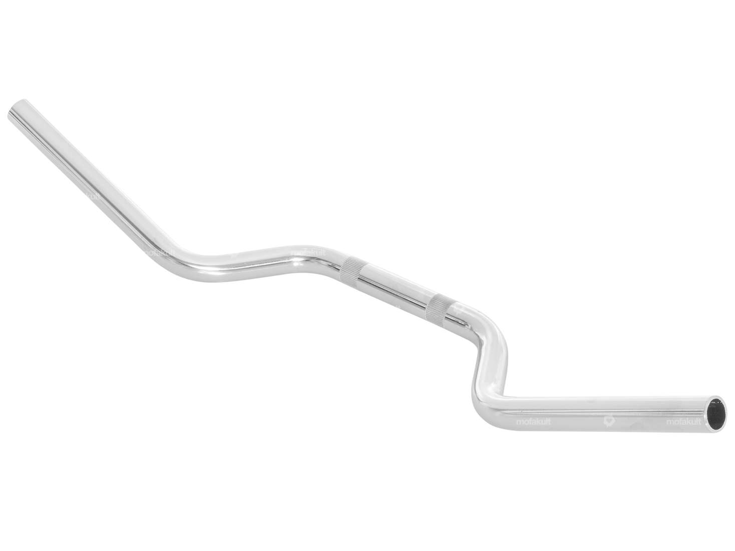 Lenker Gabelplatte 10.5 cm geschwungen Chrom Carousel Image 2