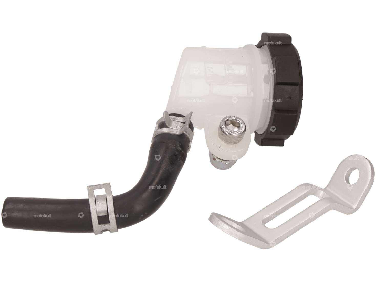 Leva del freno regolabile a destra (pistone del freno 14x18 mm) con serbatoio dell'olio esterno Carousel Image 4