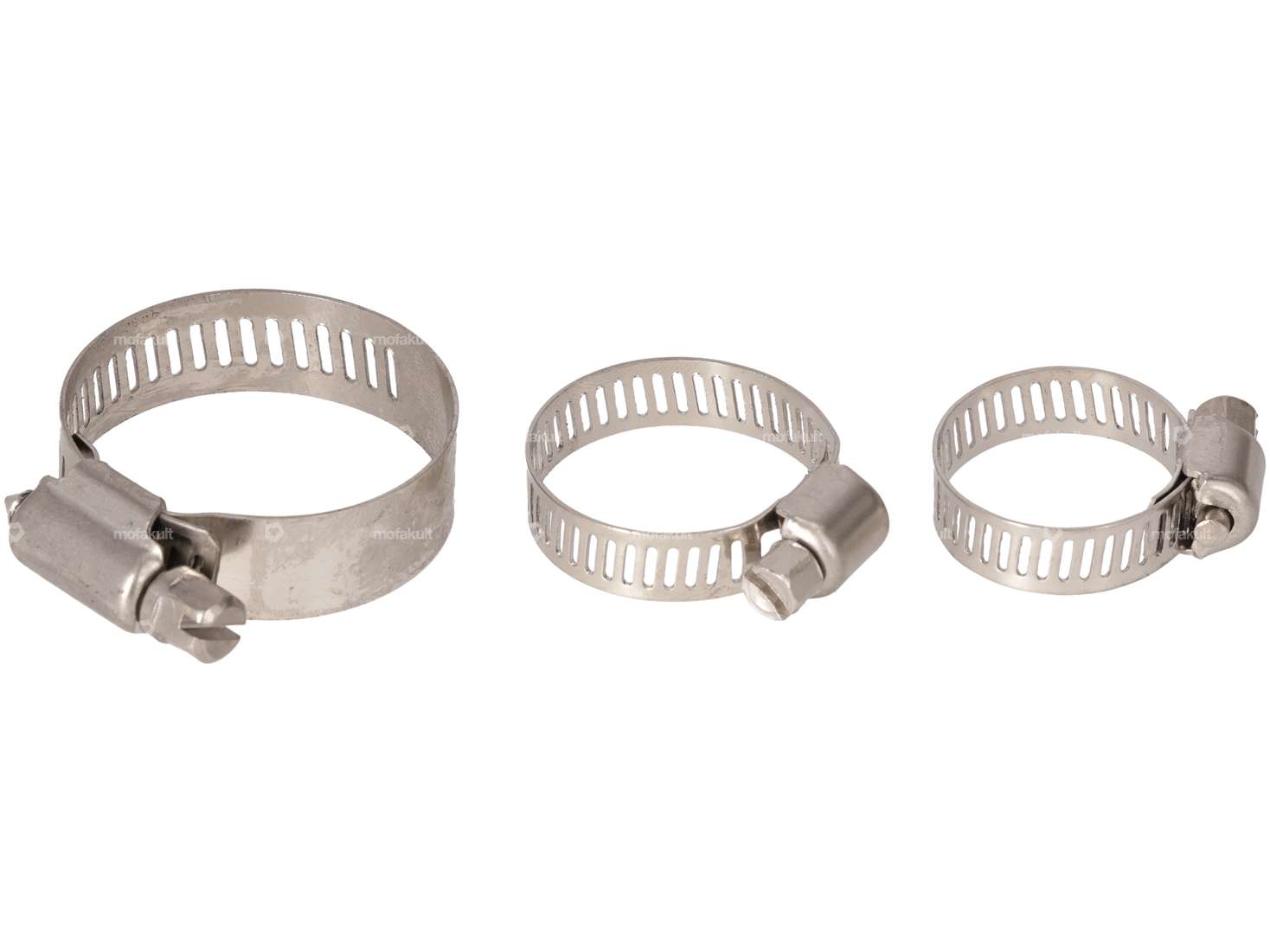 BGS assortimento di morsetti a vite 16 - 38 mm 26 pz. acciaio inox Carousel Image 2