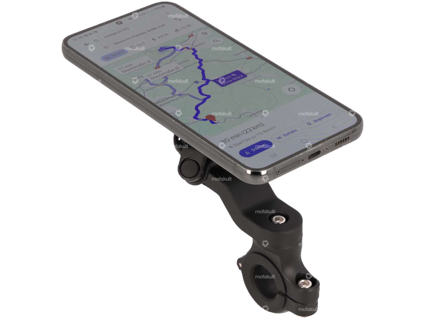 Supporto per cellulare Anti-Shake blu Carousel Image 3