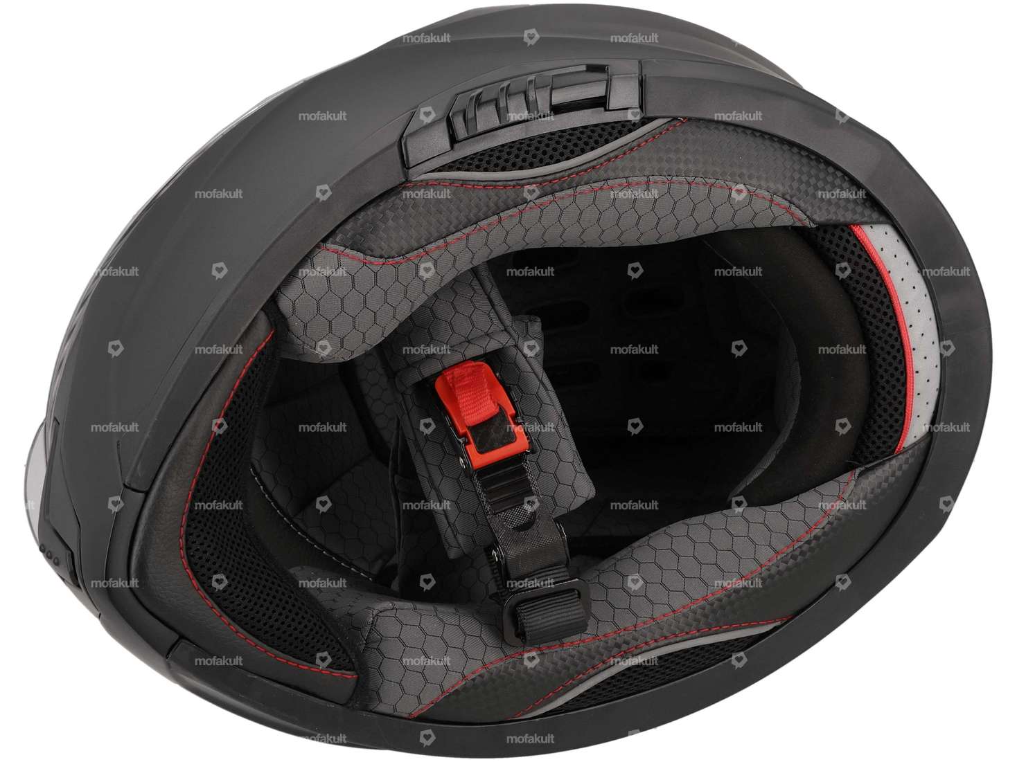IXS casco integrale "zweisiebzehn" nero opaco (S-L) Carousel Image 4