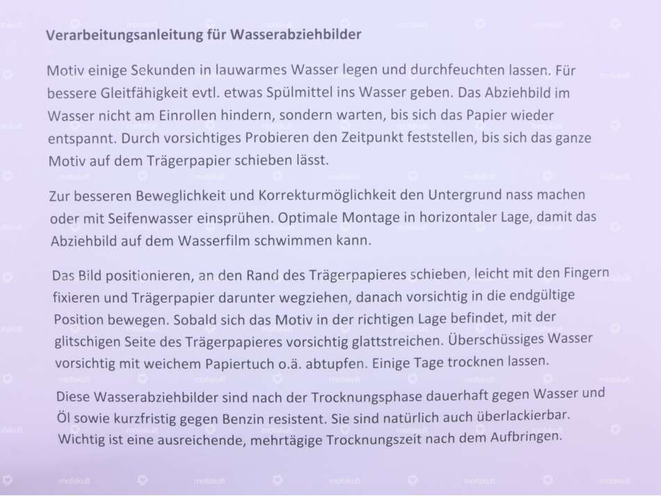 Decalcomania ad acqua "Hercules" piccola Carousel Image 2