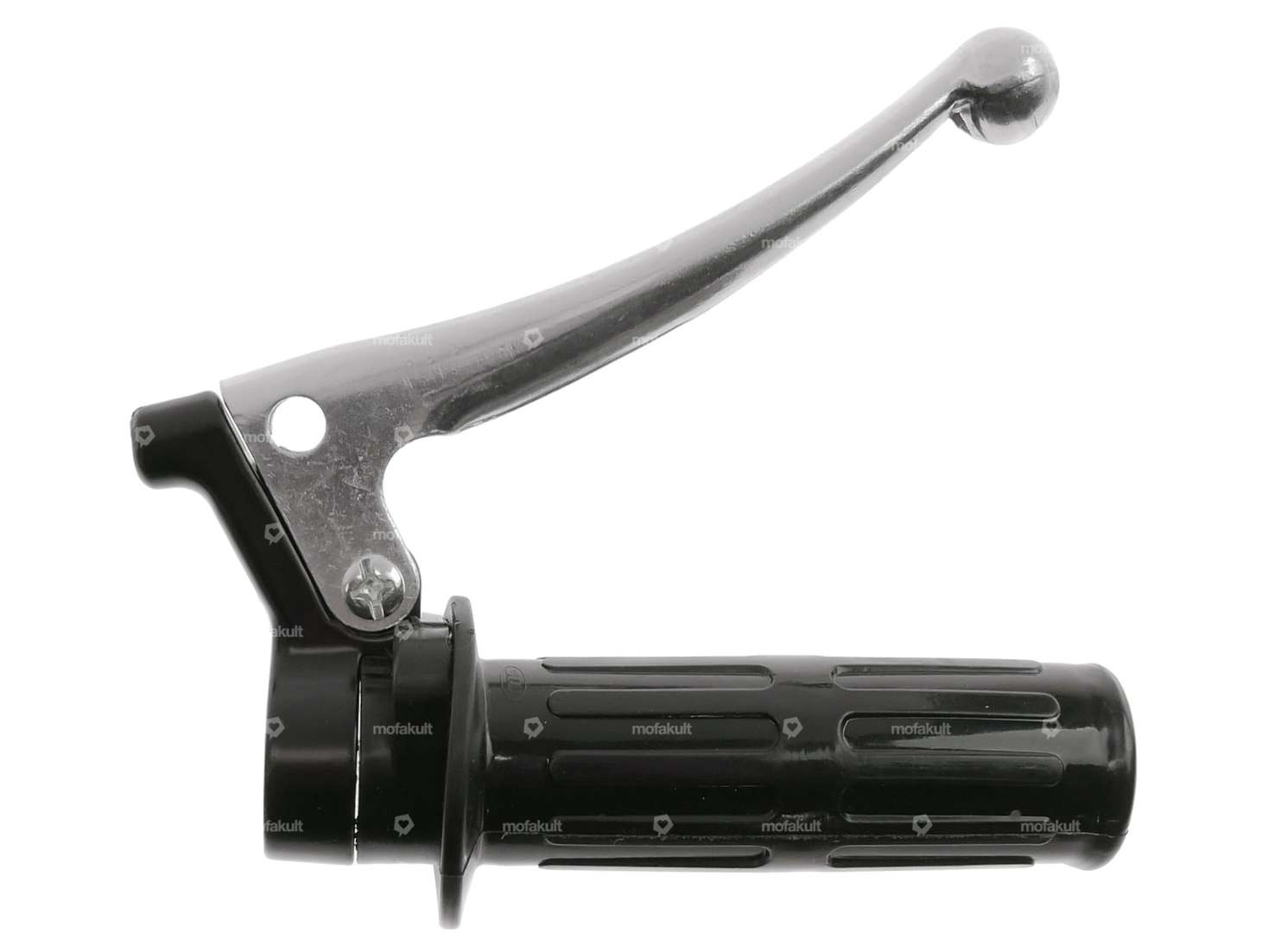 Manopola dell'acceleratore Oldschool nera Carousel Image 1