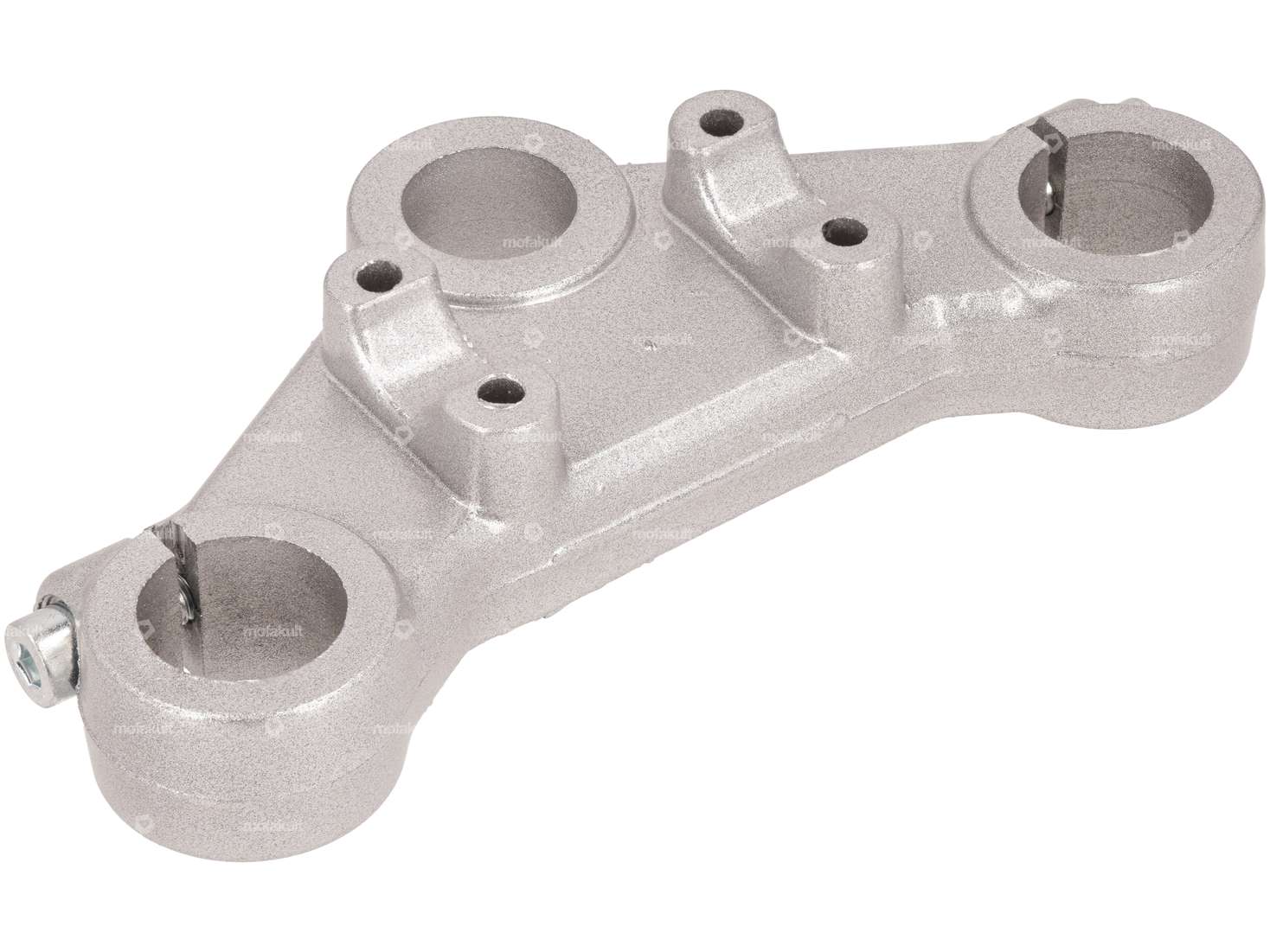 Albero triplo superiore EBR in alluminio (longheroni Ø 28 mm) argento Carousel Image 1