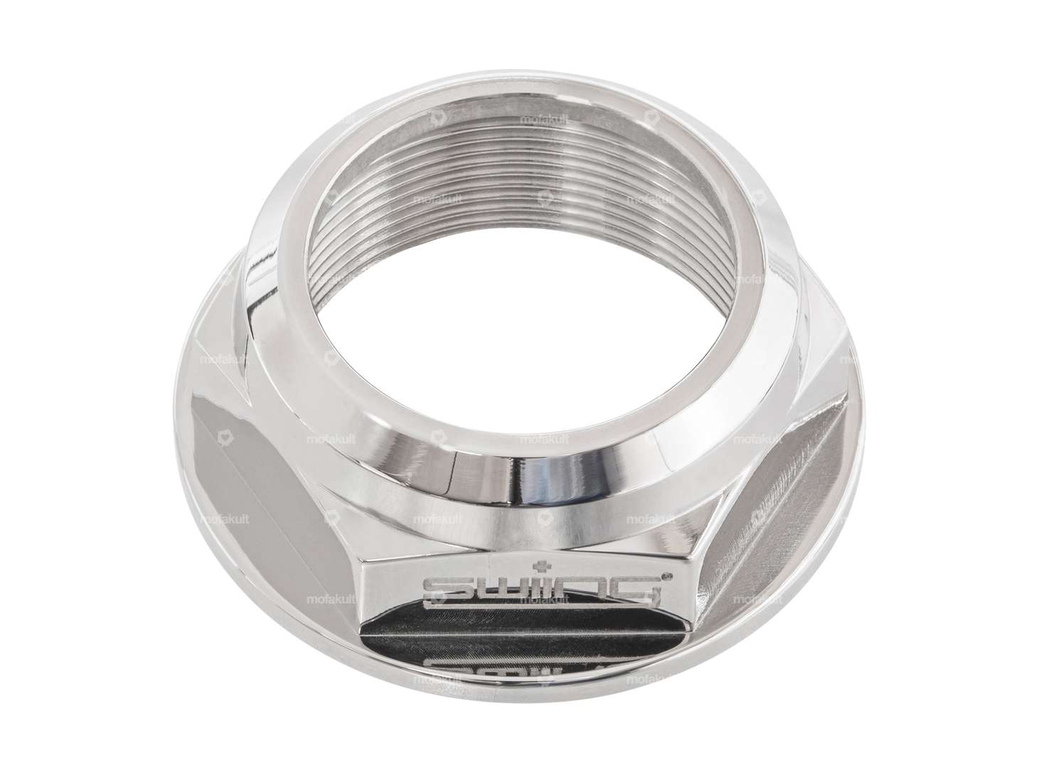 swiing® revival Gabelschaftmutter M26x1 offen Vorbau Inox Carousel Image 1