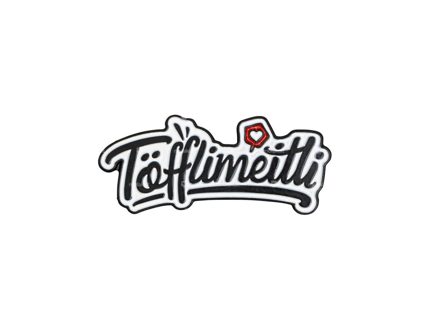 Perno mk-Merch "Töfflimeitli" 30 x 13 mm Carousel Image 1